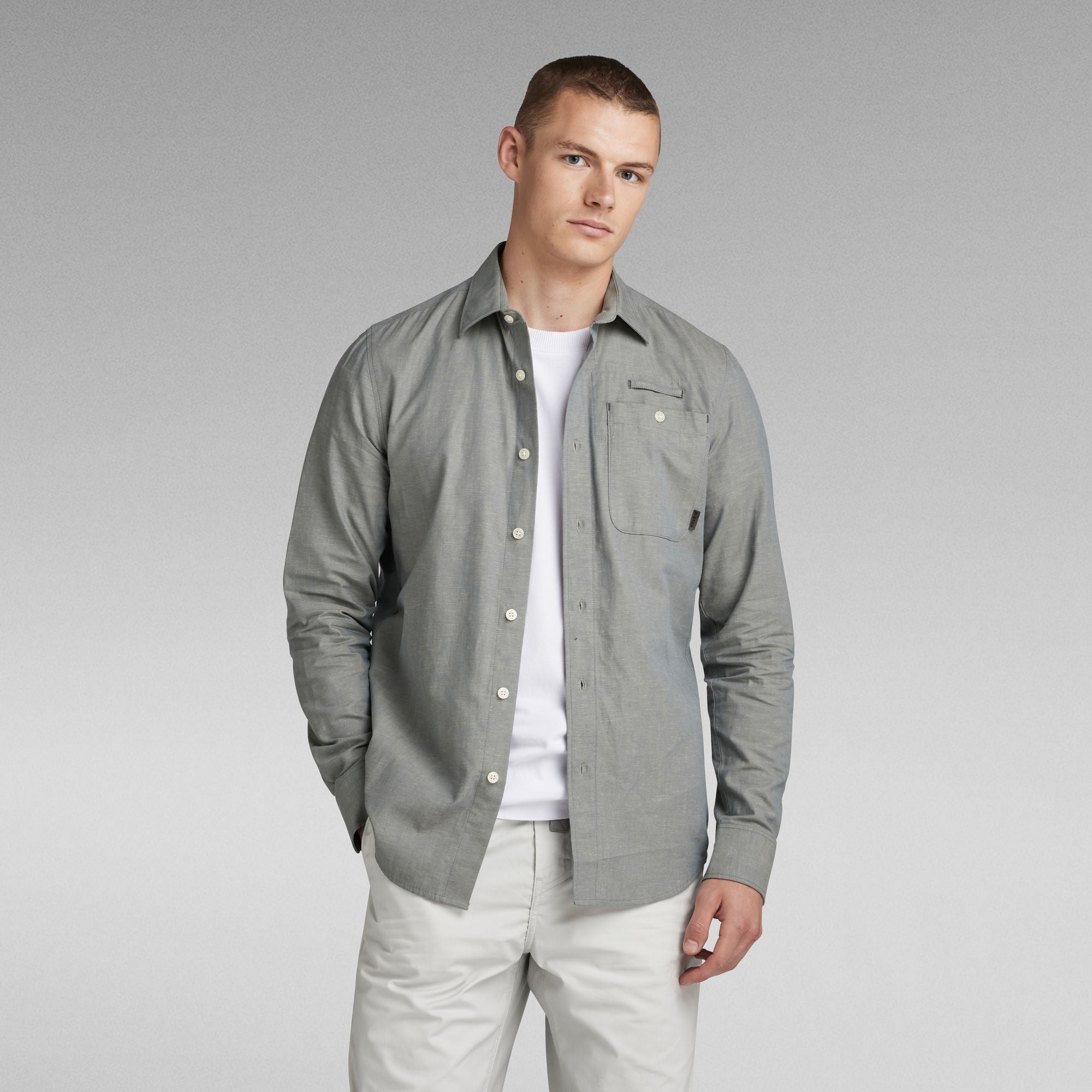 G-Star Raw - Bristum 2.0 Slim LS Shirt - Axis