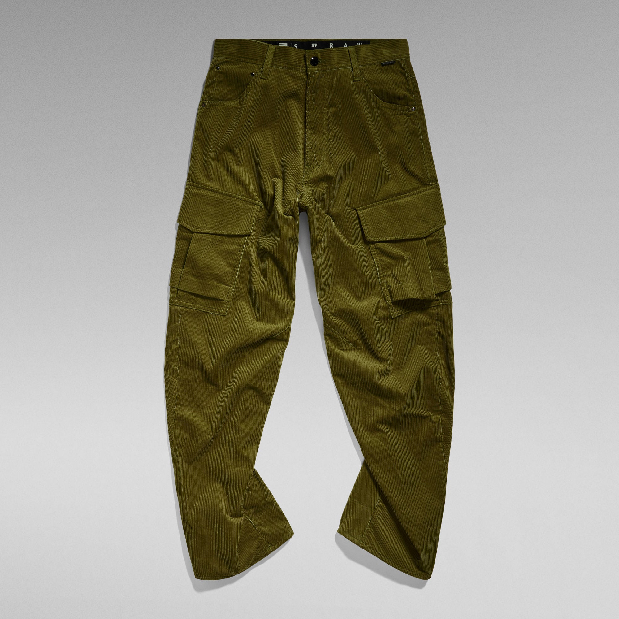 G-Star Raw - Cargo Cord 3D Boyfriend Pant - Dark Olive