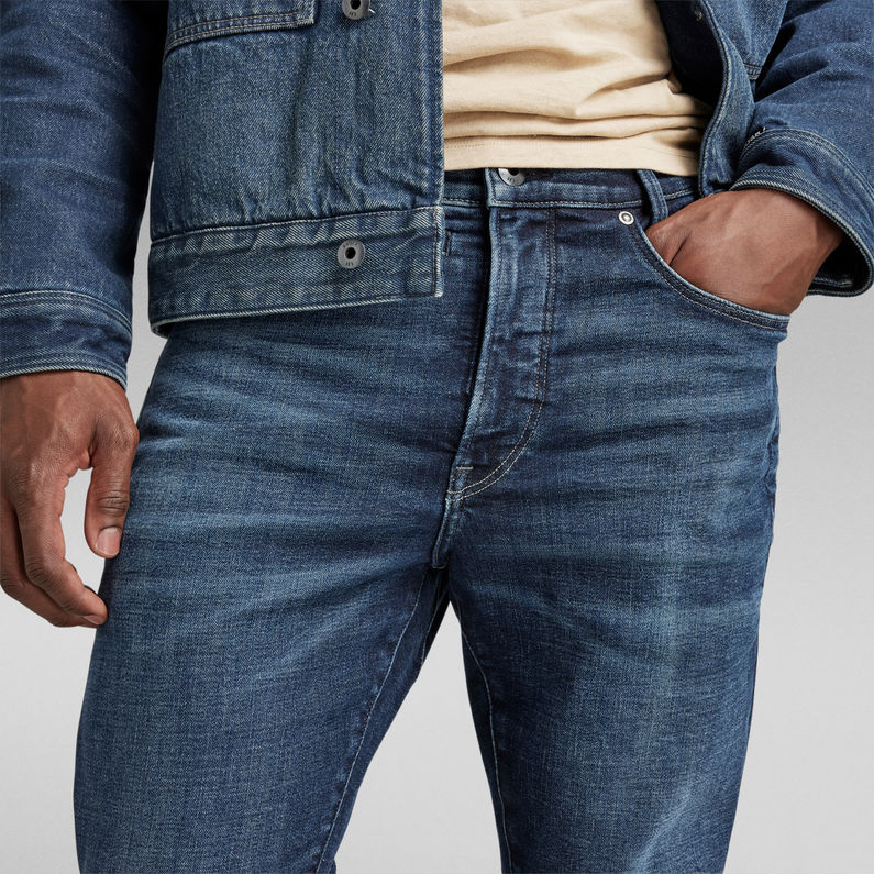 G-Star Raw - D-Staq 3D Slim - Worn In Himalayan Blue