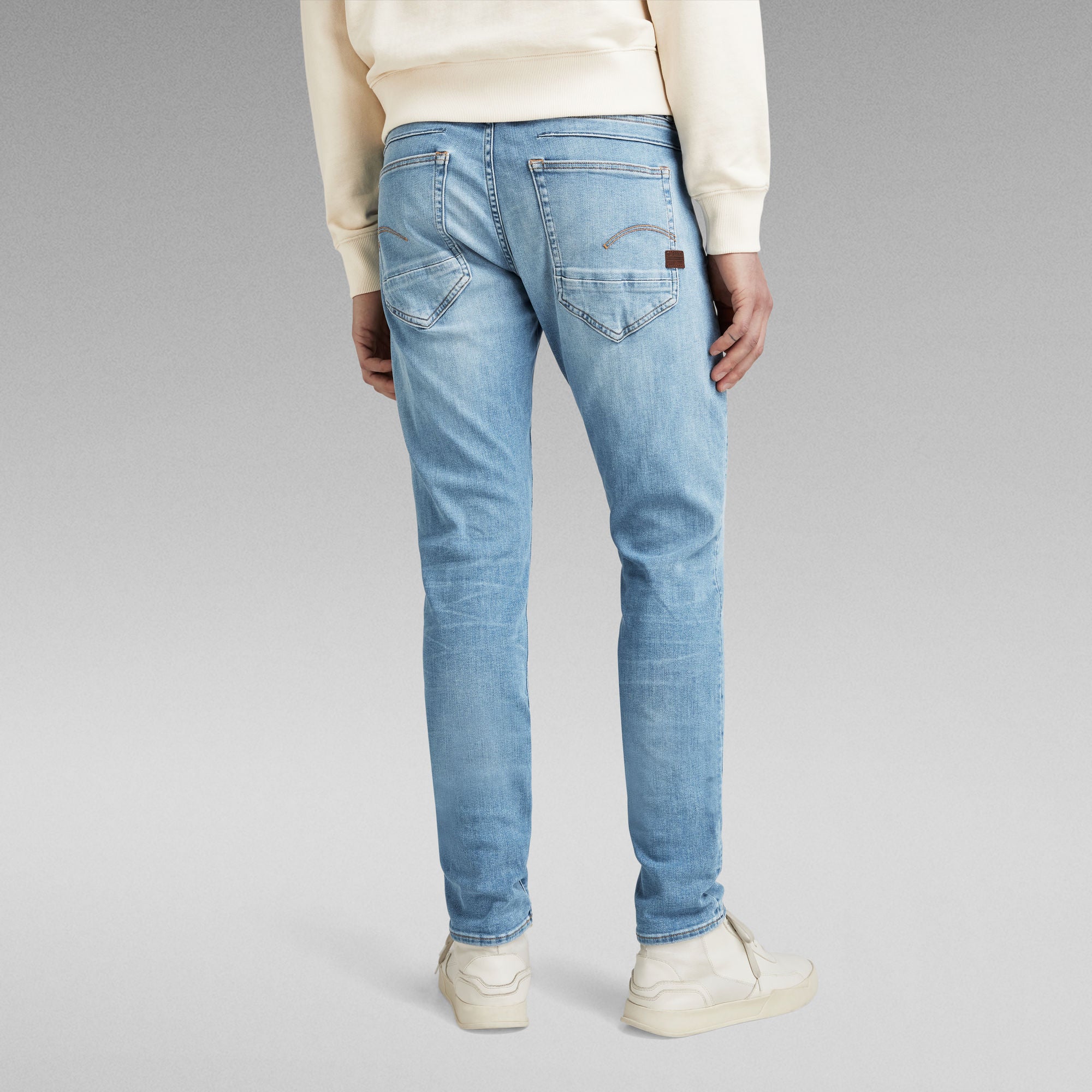 G-Star Raw - D-Staq 5-pkt Slim Jean - Lt Indigo Aged