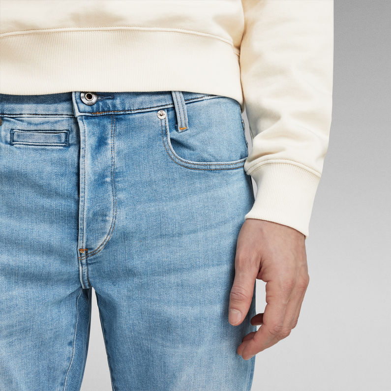 G-Star Raw - D-Staq 5-pkt Slim Jean - Lt Indigo Aged