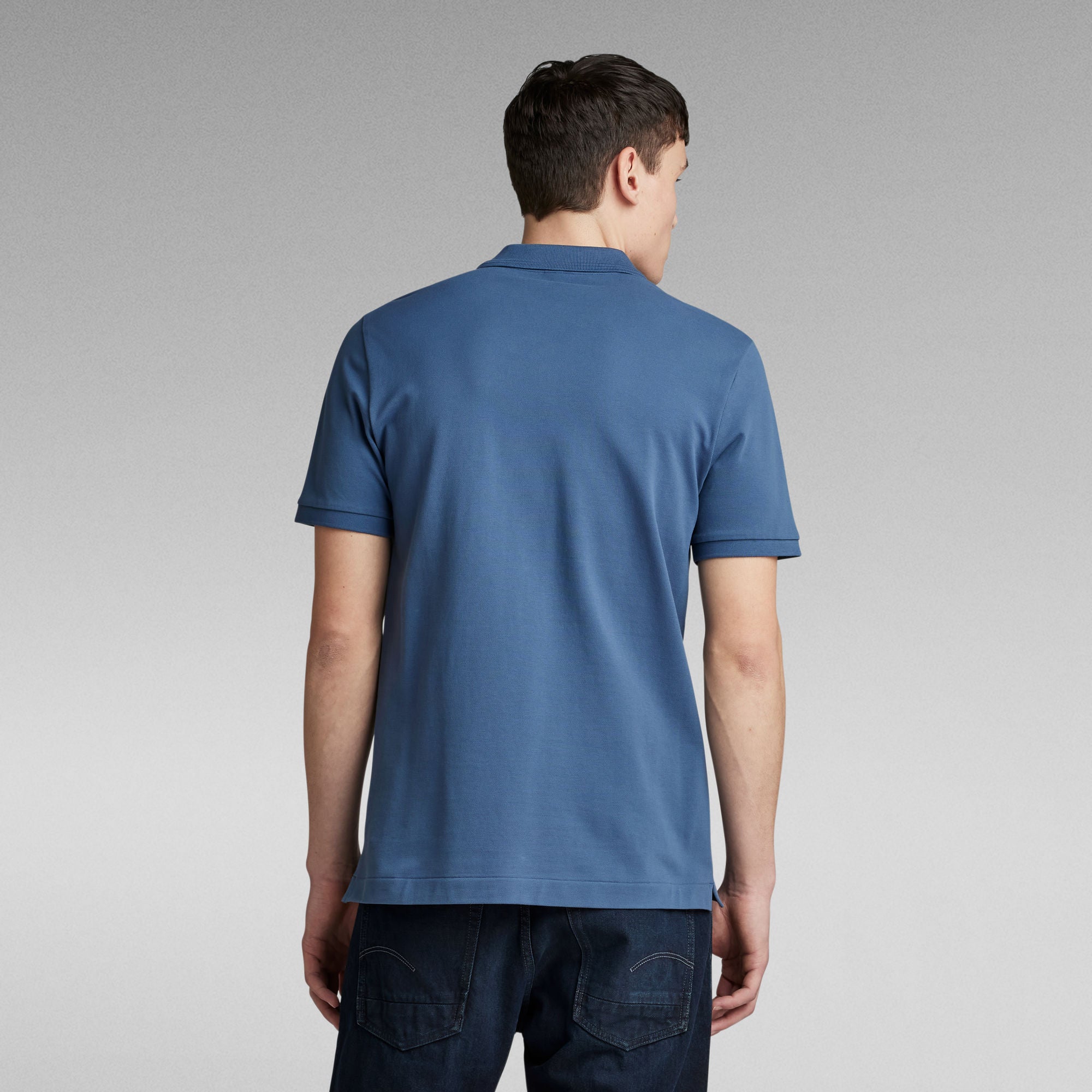G-Star Raw - Dunda Slim SS Polo - Vintage Indigo