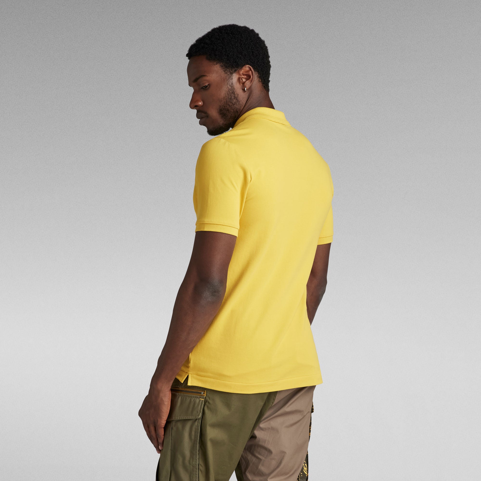 G-Star Raw - Dunda Slim SS Polo - Dark Lemon