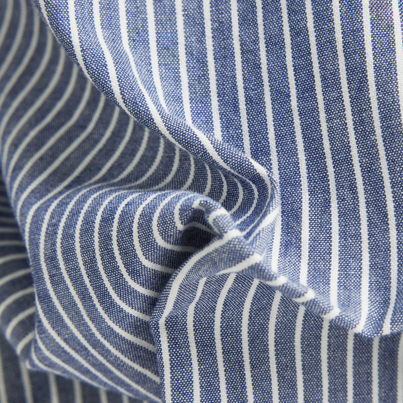 G-Star Raw - G4A Half Placket Relaxed Shirt - Sun Faded Deck Stripe