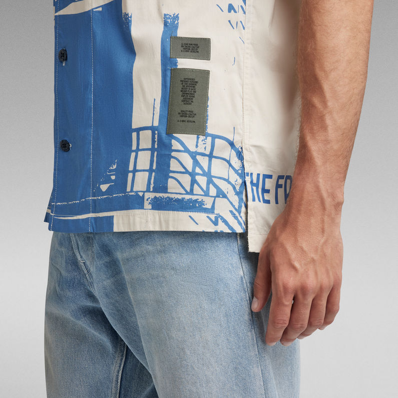 G-Star Raw - Hawaii Commando SS Shirt - Whitebait