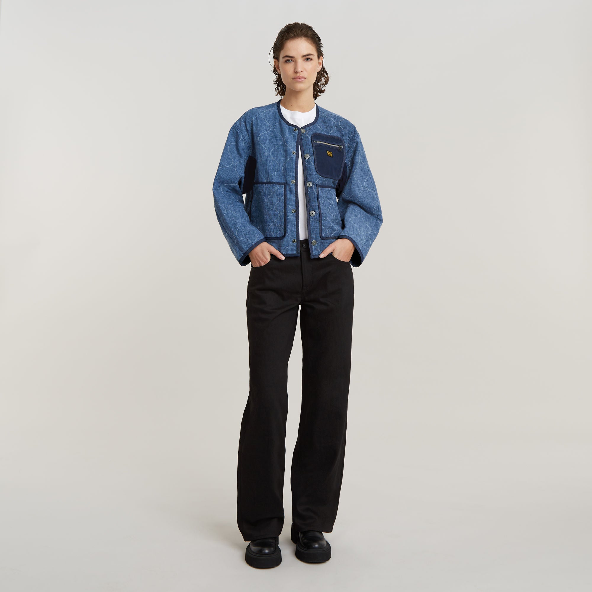 G-Star Raw - Judee Low Waist Loose Jean - Pitch Black