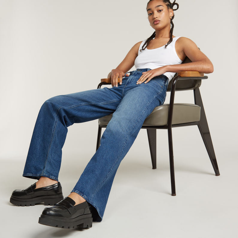G-Star Raw - Judee Low Waist Loose Jean - Faded Harbor