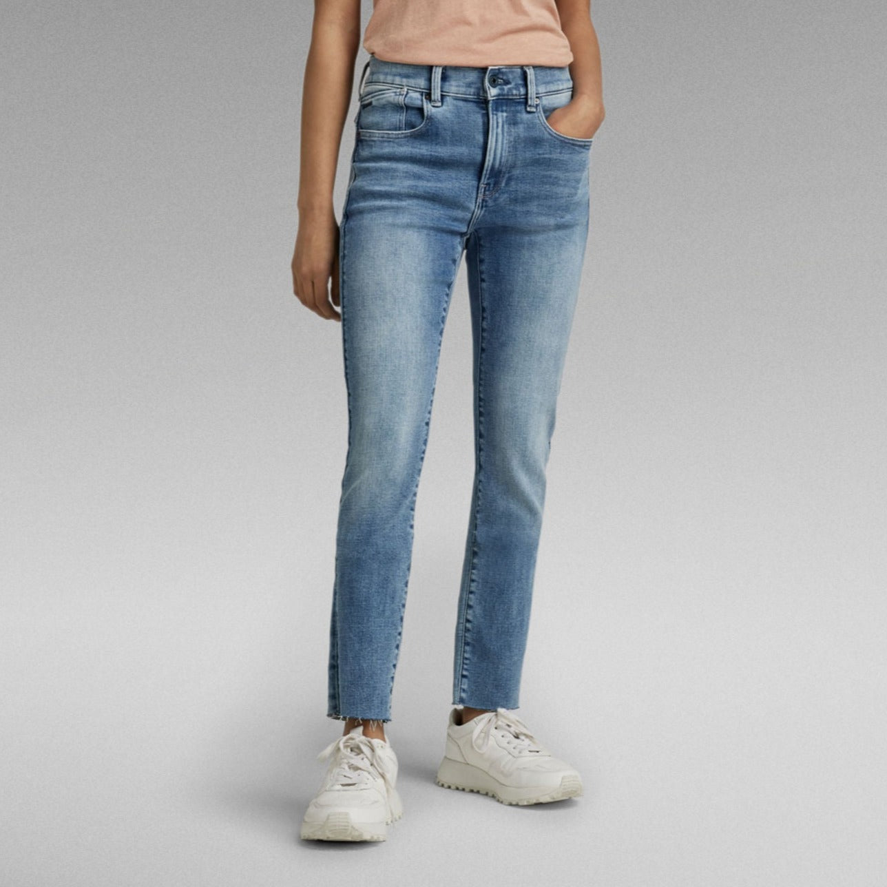 G-Star Raw - Lhana Skinny Ankle Jean - Light Indigo Aged