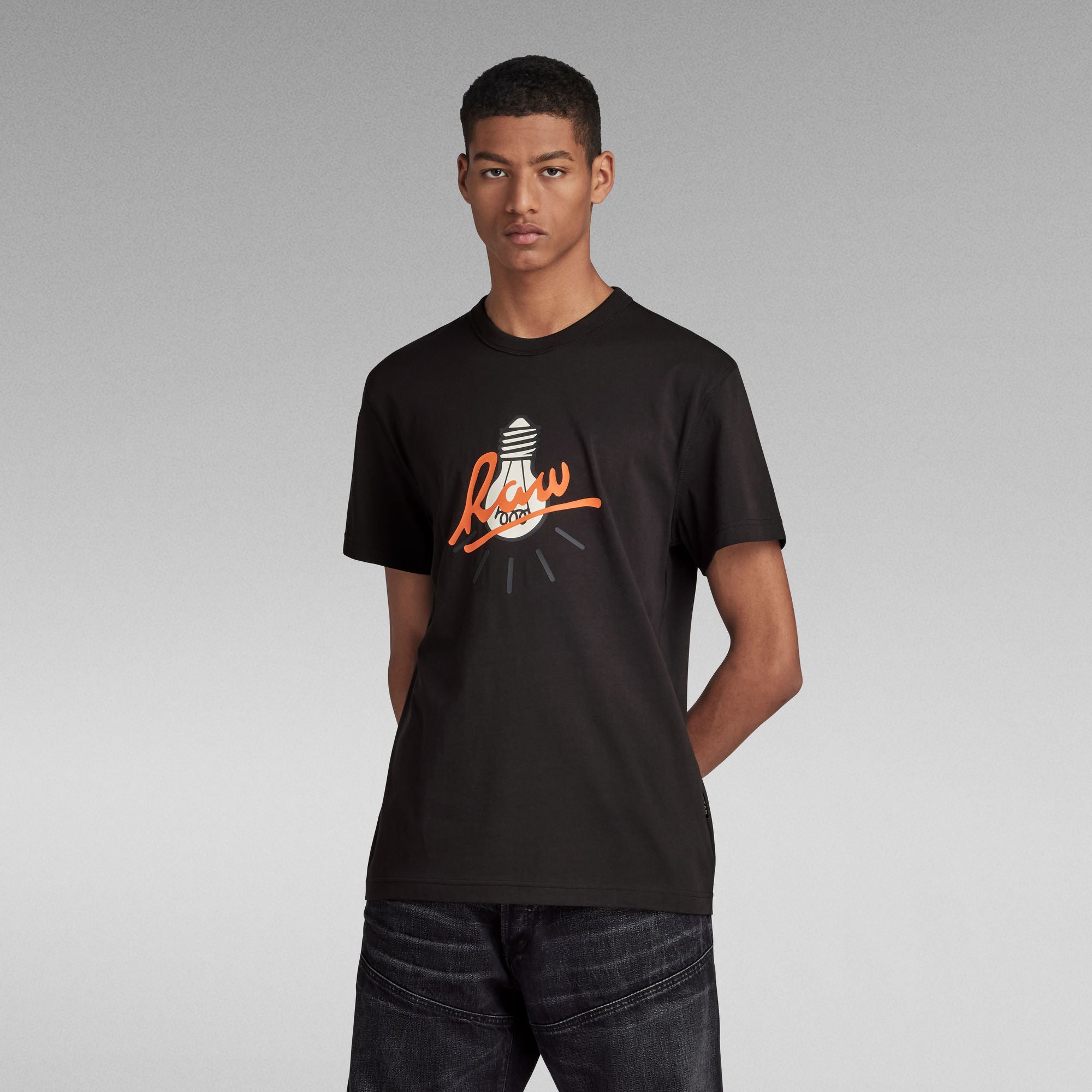 G-Star Raw - Light Bulb R Tee - Dark Black