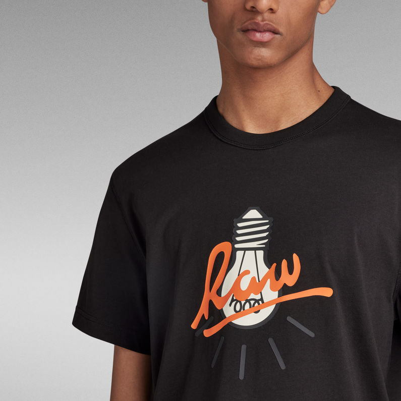 G-Star Raw - Light Bulb R Tee - Dark Black
