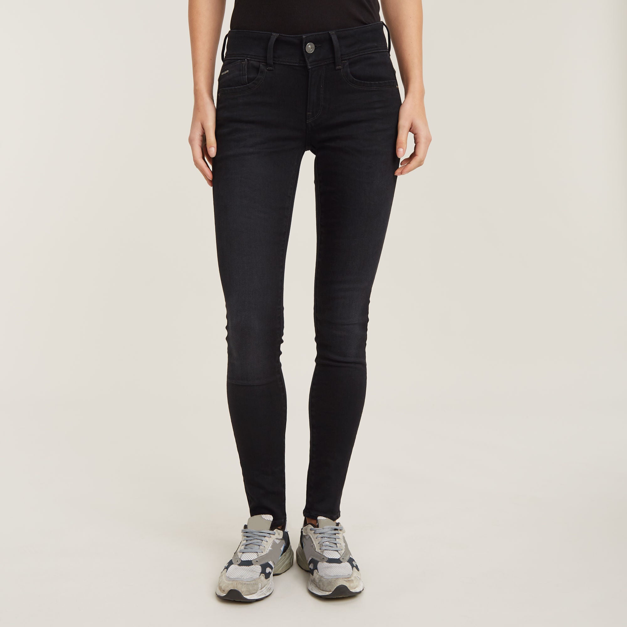 G-Star Raw - Lynn Mid Skinny Jean - Dusty Grey