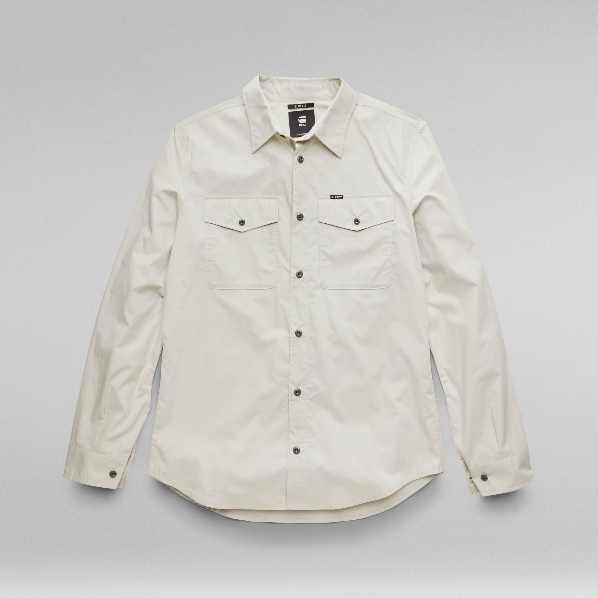 G-Star Raw - Marine Slim LS Shirt - Oyster Blue