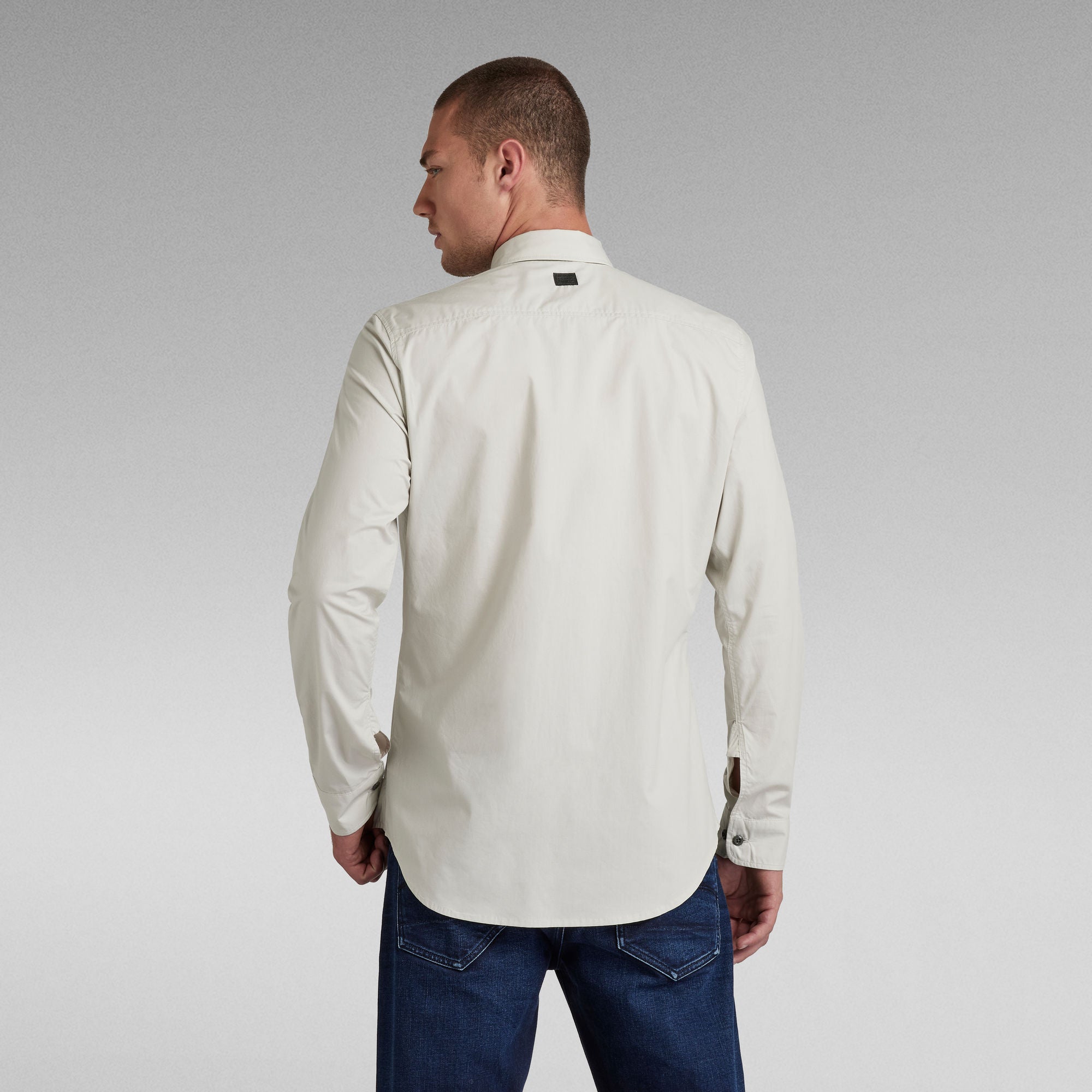 G-Star Raw - Marine Slim LS Shirt - Oyster Blue