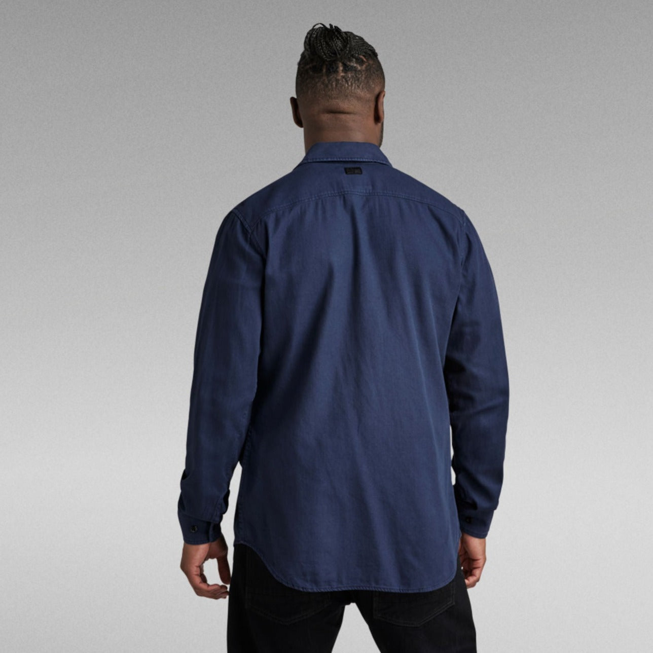 G-Star Raw - Marine Slim LS Shirt - Sartho Blue GD