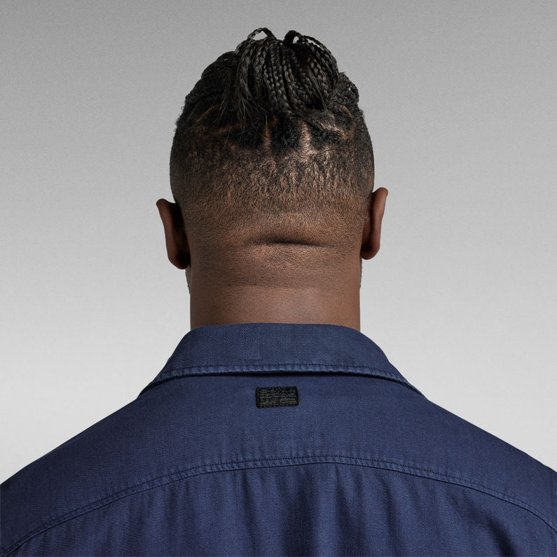 G-Star Raw - Marine Slim LS Shirt - Sartho Blue GD