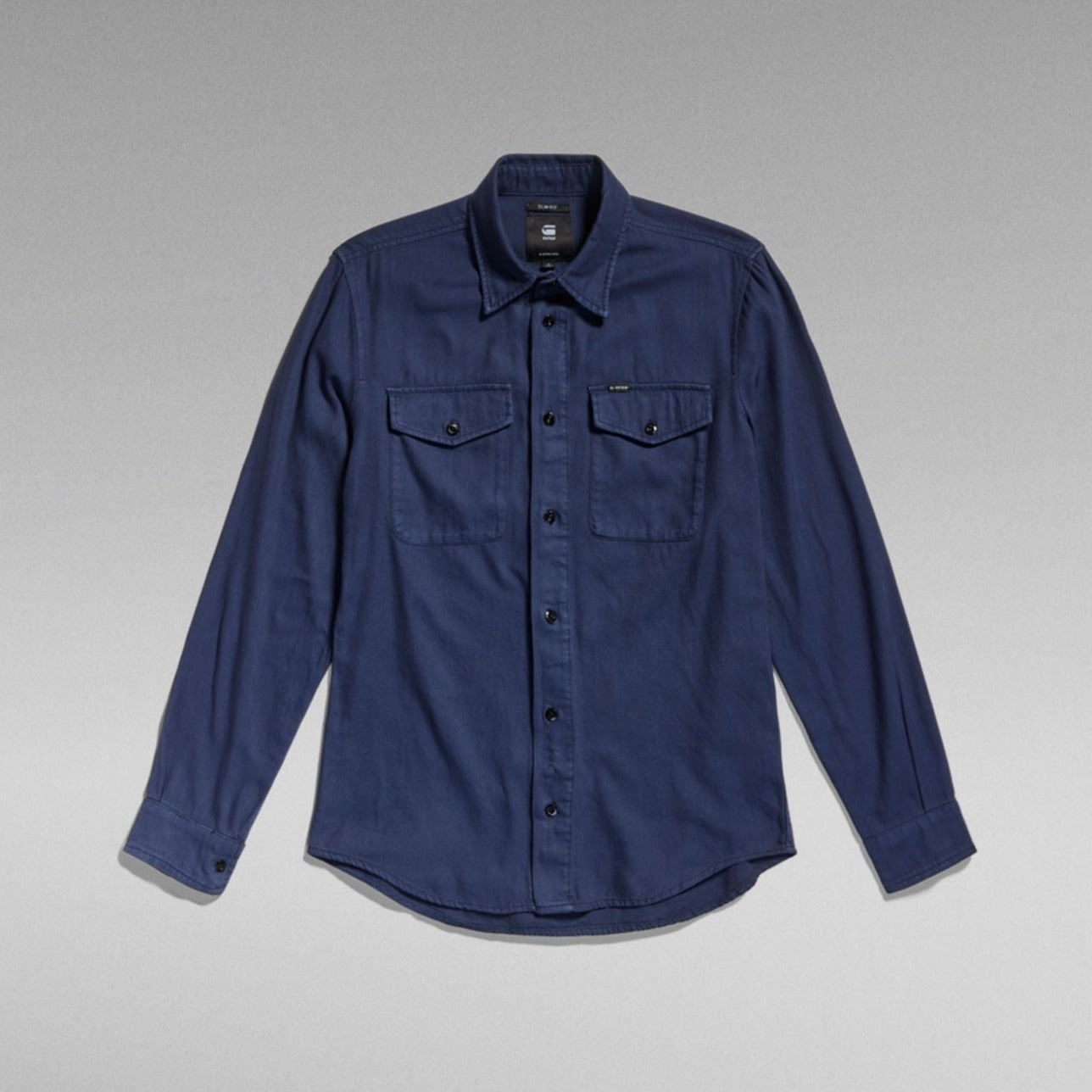 G-Star Raw - Marine Slim LS Shirt - Sartho Blue GD