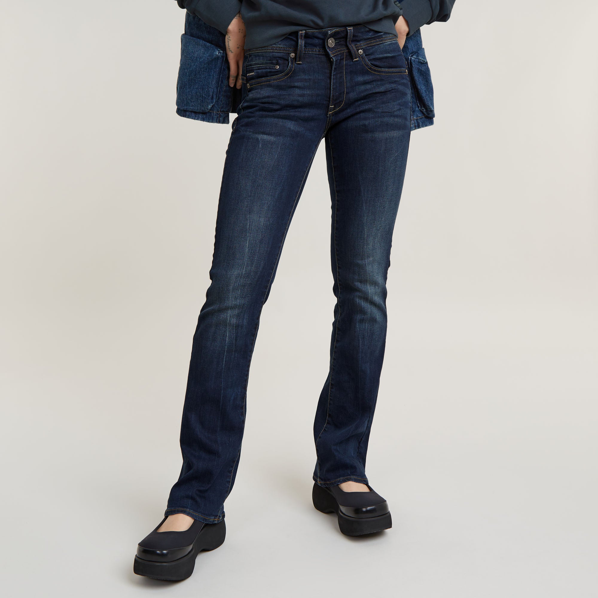 G-Star Raw - Midge Bootcut Jean - Dark Aged