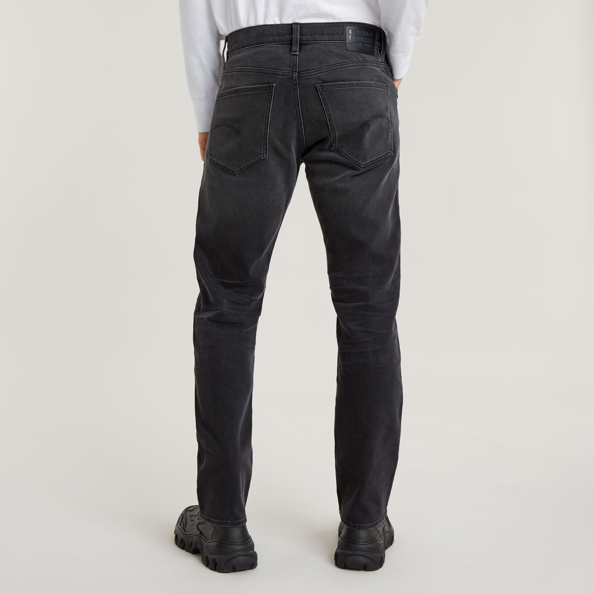 G-Star Raw - Mosa Straight Jean - Worn In Black Moon