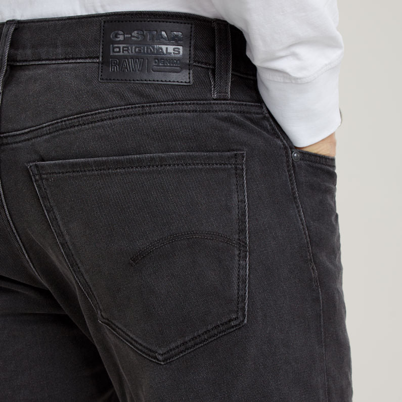 G-Star Raw - Mosa Straight Jean - Worn In Black Moon
