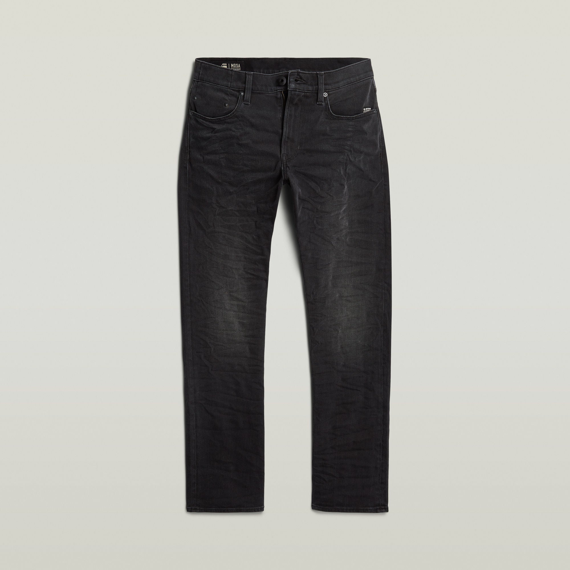 G-Star Raw - Mosa Straight Jean - Worn In Black Moon