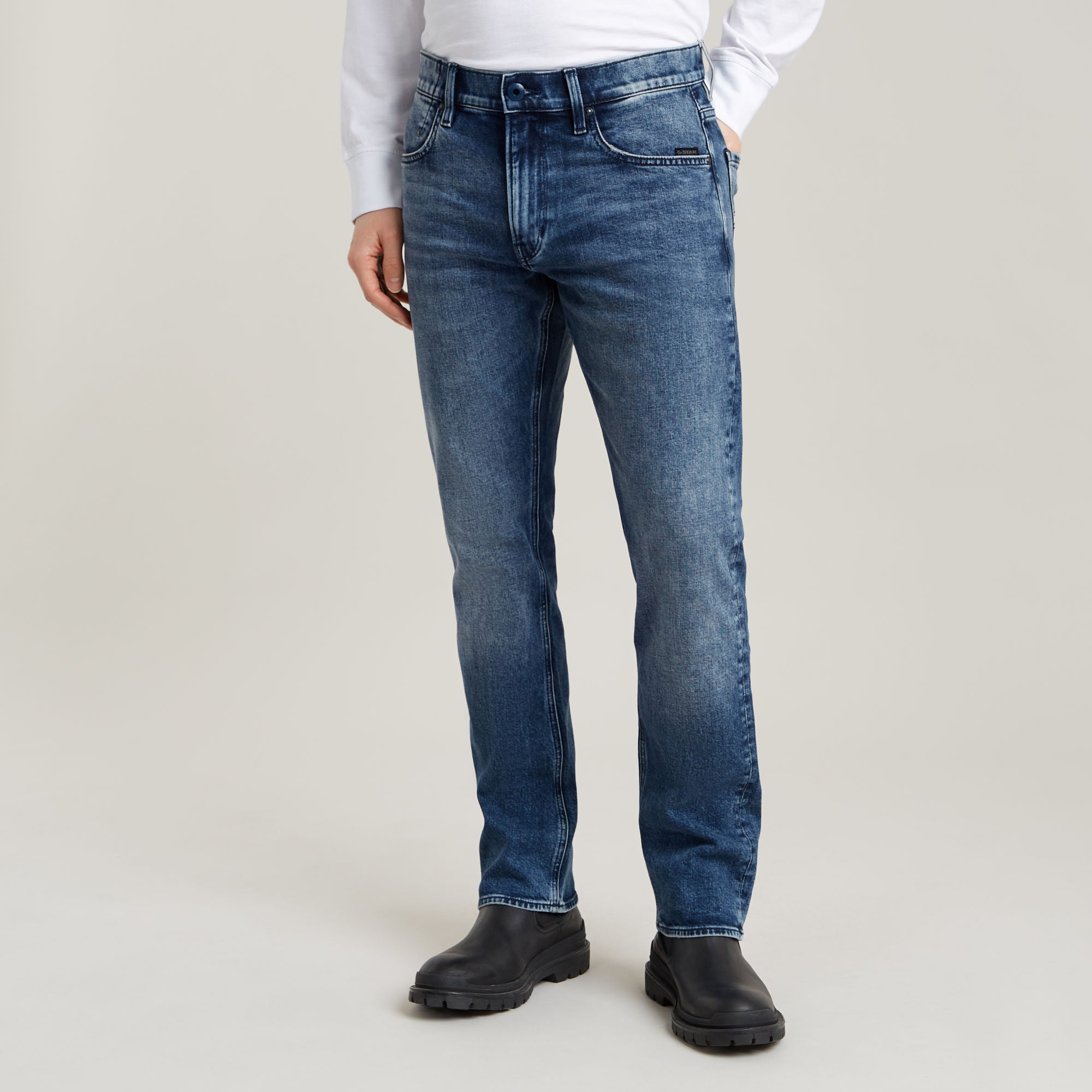 G-Star Raw - Mosa Straight Jean - Faded Cascade