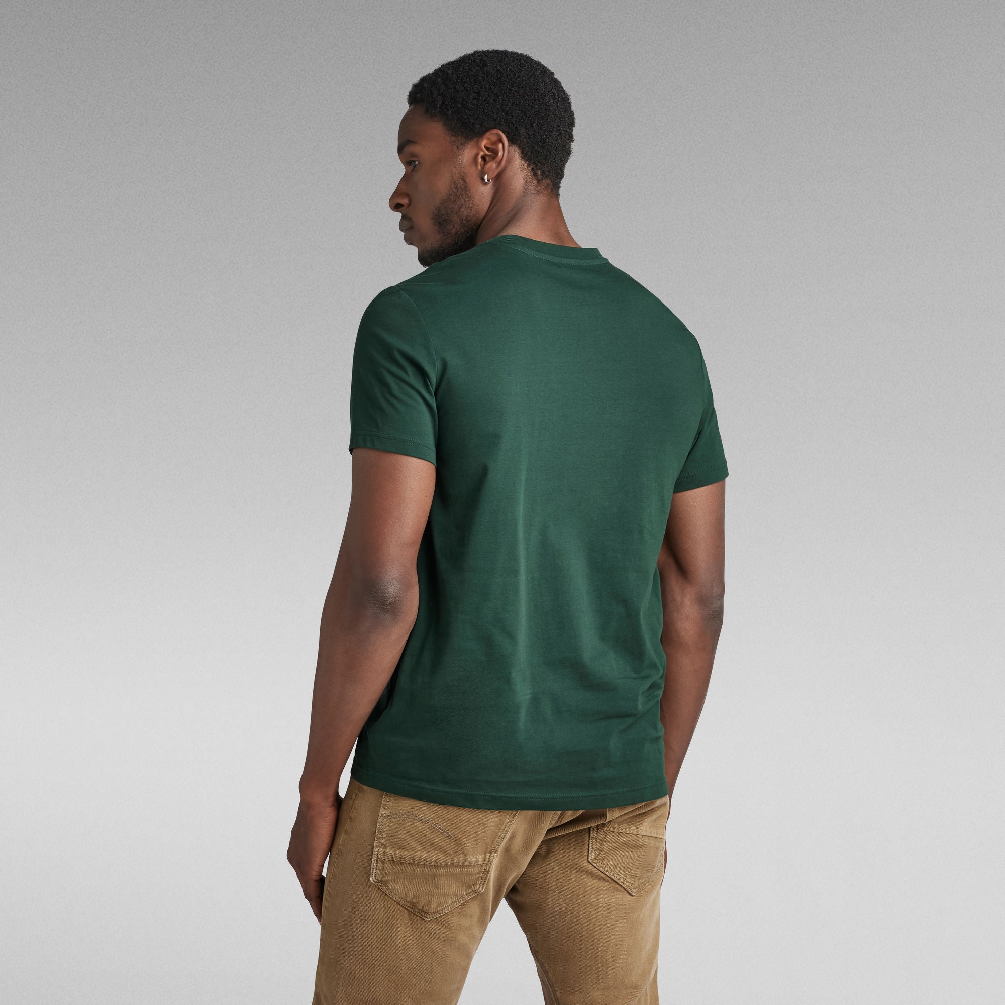 G-Star Raw - Old Skool Originals R Tee - Laub