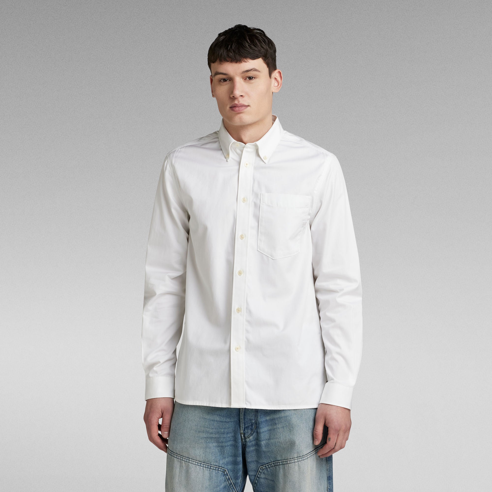 G-Star Raw - One Pocket Regular LS Shirt - White