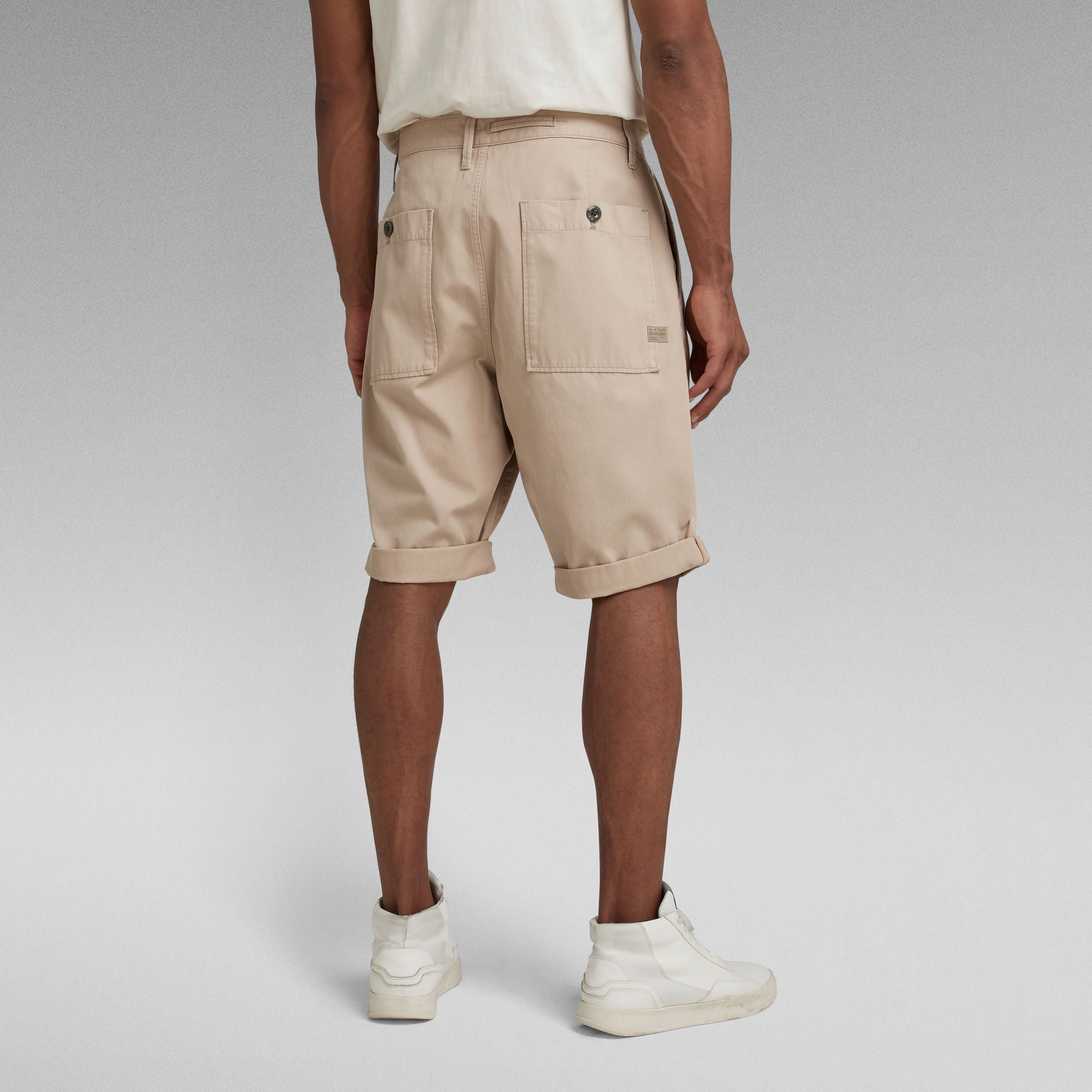G-Star Raw - Pleated Chino Short - Westpoint Khaki