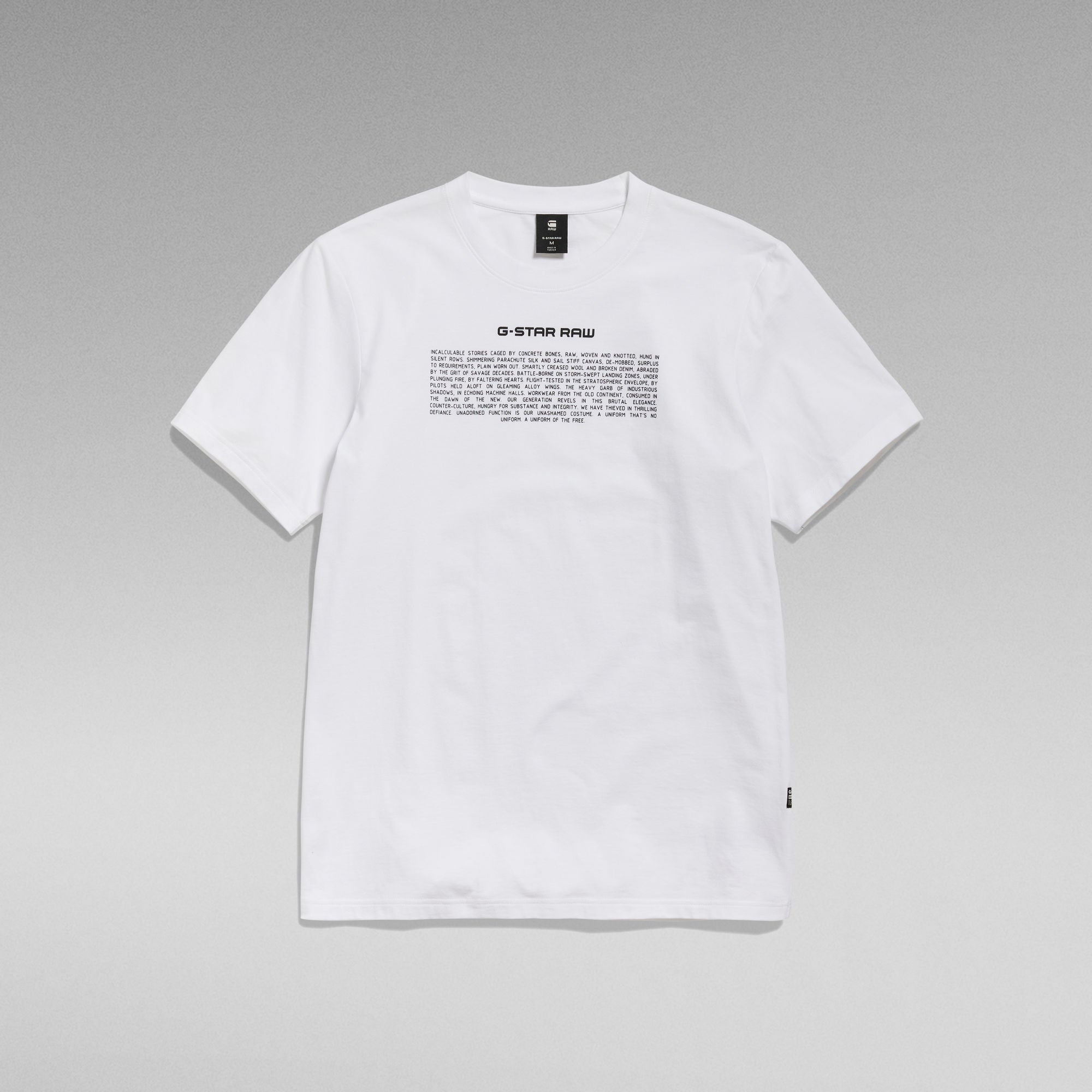 G-Star Raw - Poem Slim Tee - White