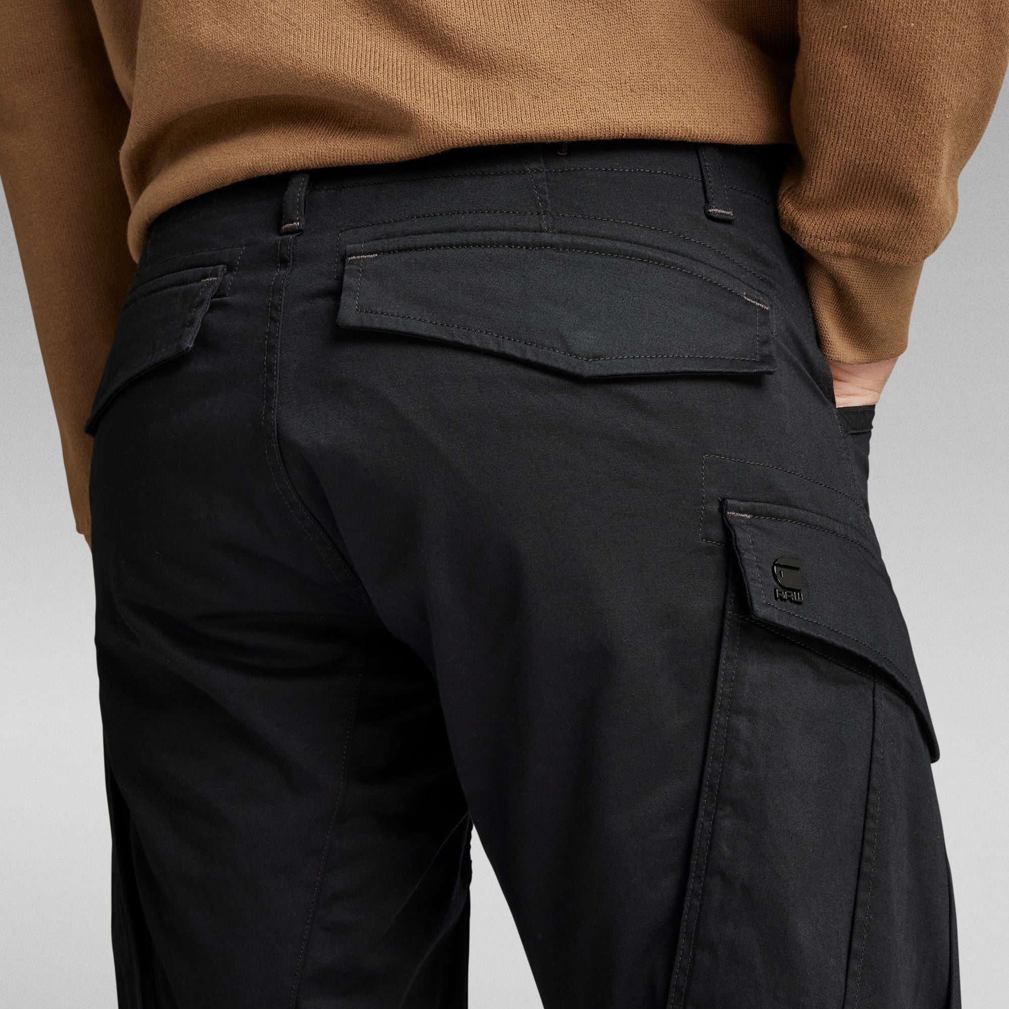 G-Star Raw - Rovic Zip 3D Straight Tapered Pant - Dark Black