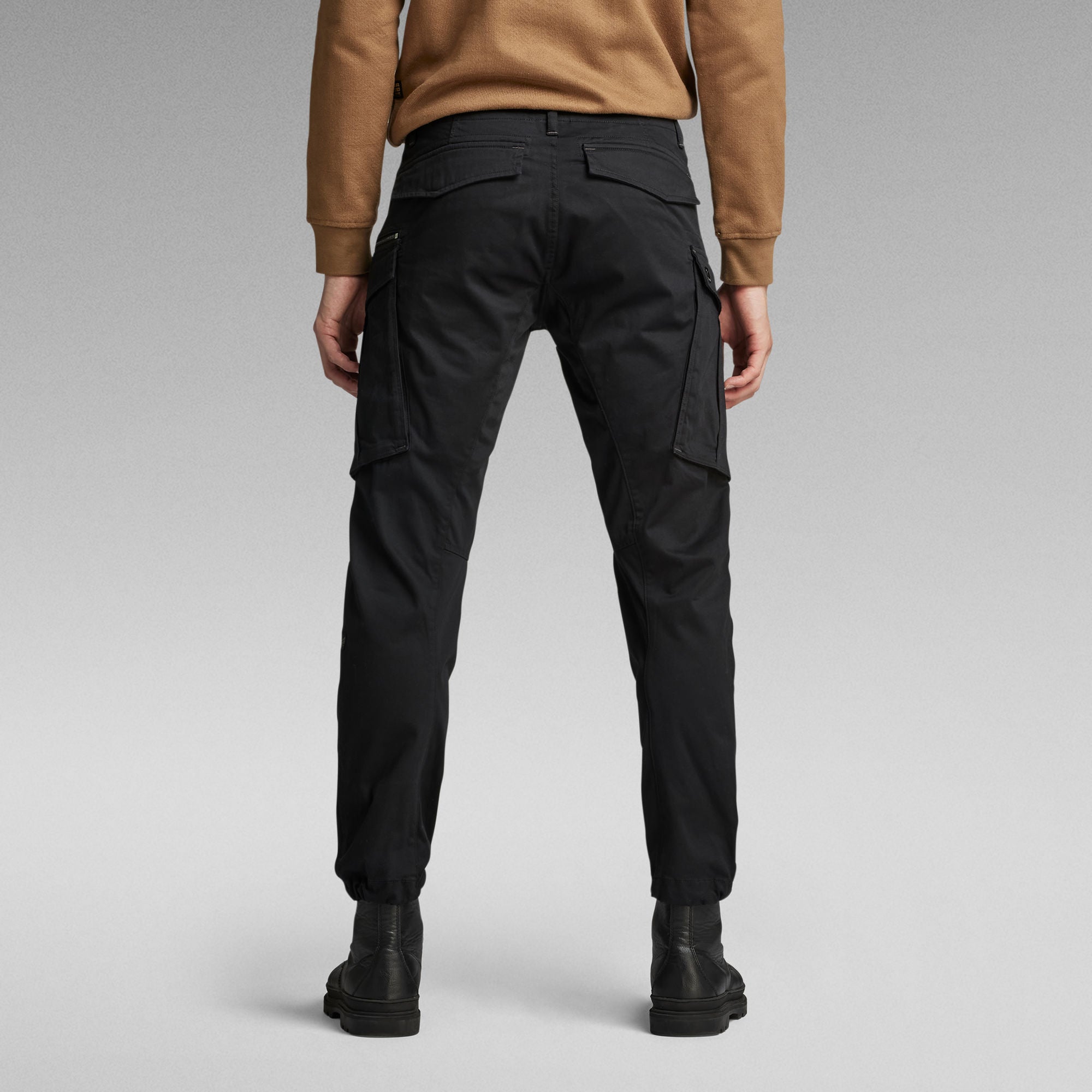 G-Star Raw - Rovic Zip 3D Straight Tapered Pant - Dark Black