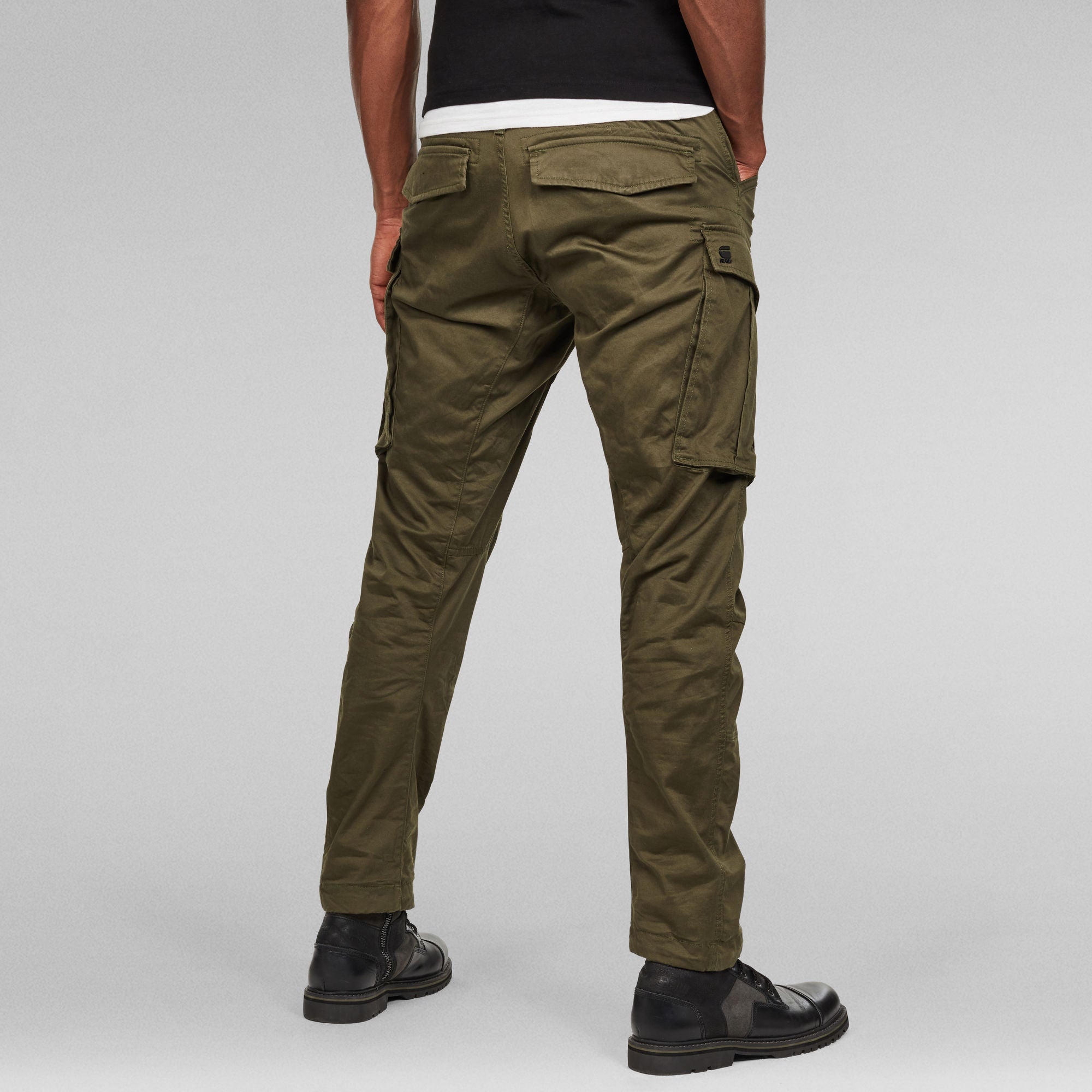 G-Star Raw - Rovic Zip 3D Straight Tapered Pant - Dark Bronze Green