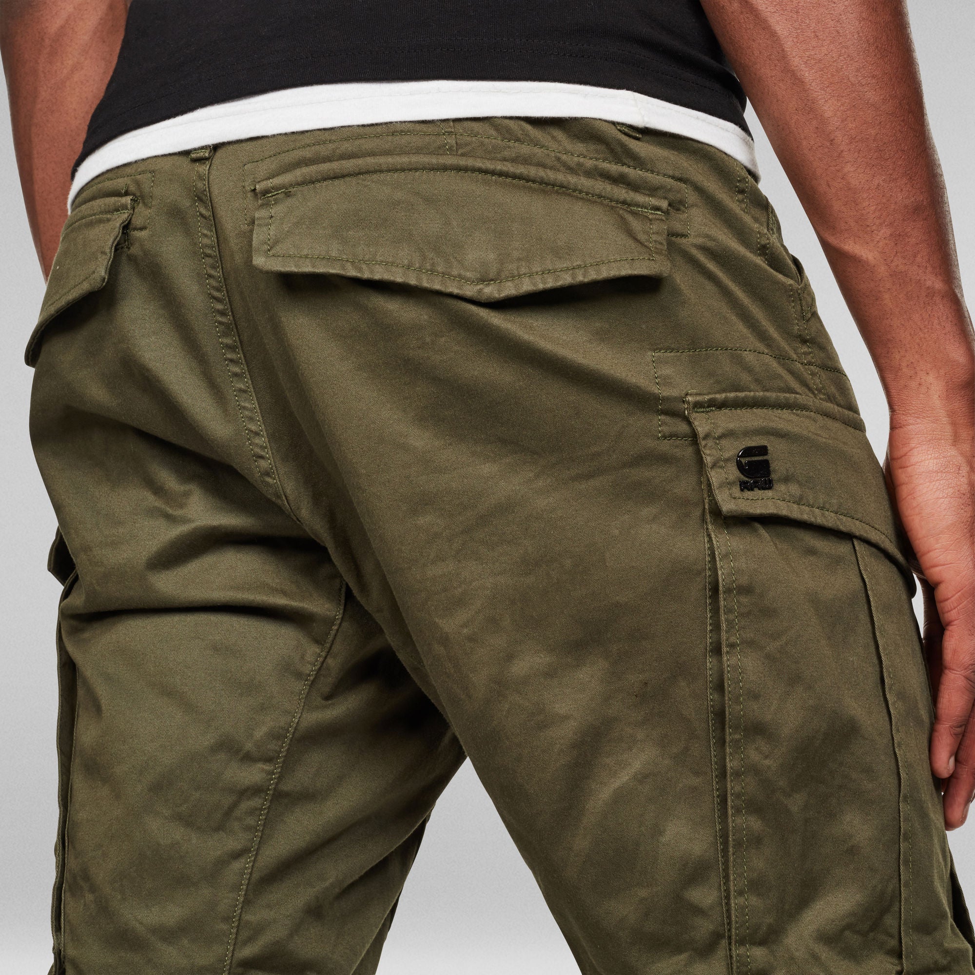 G-Star Raw - Rovic Zip 3D Straight Tapered Pant - Dark Bronze Green