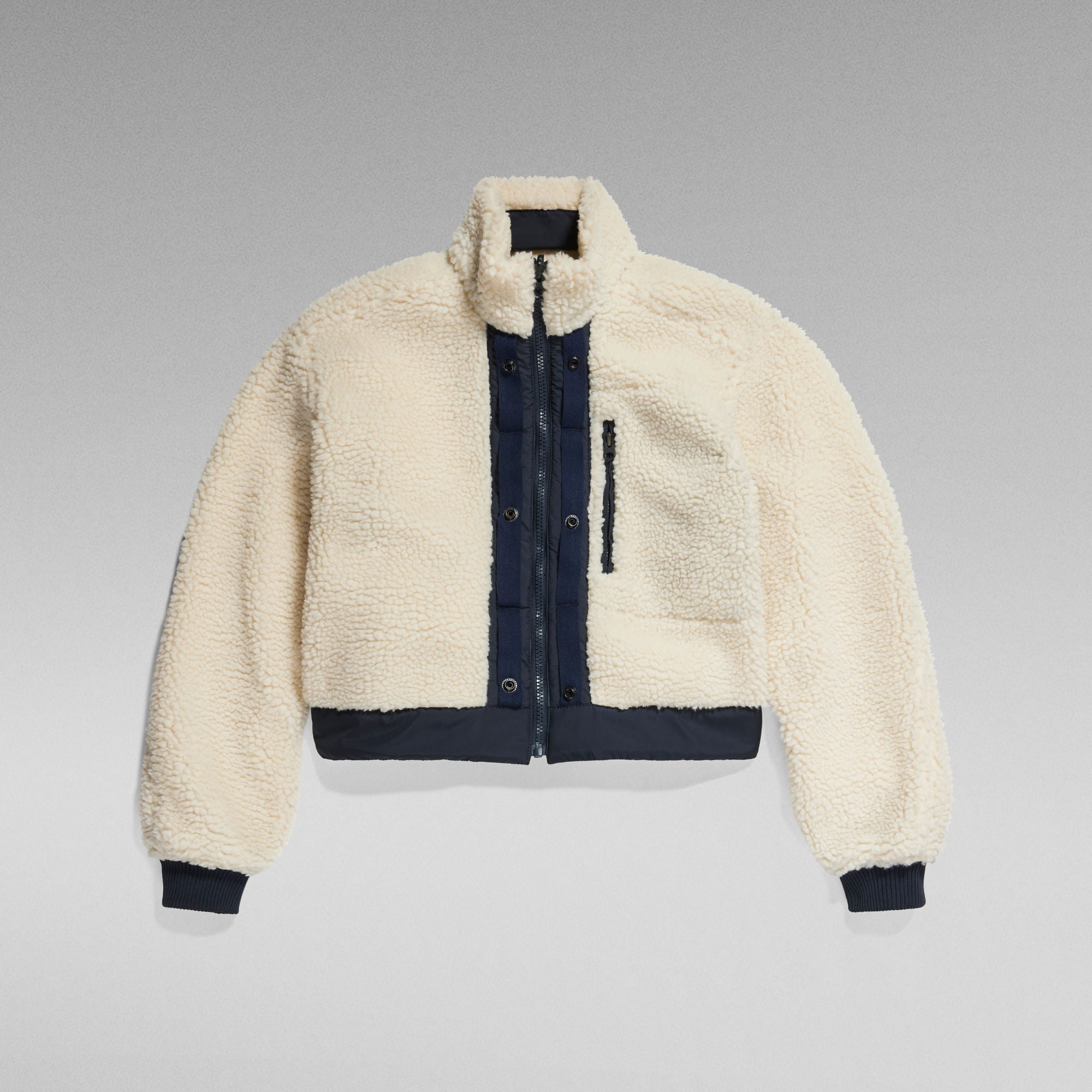 G-Star Raw - Short Sherpa Jacket Detachable Liner - Raw Denim