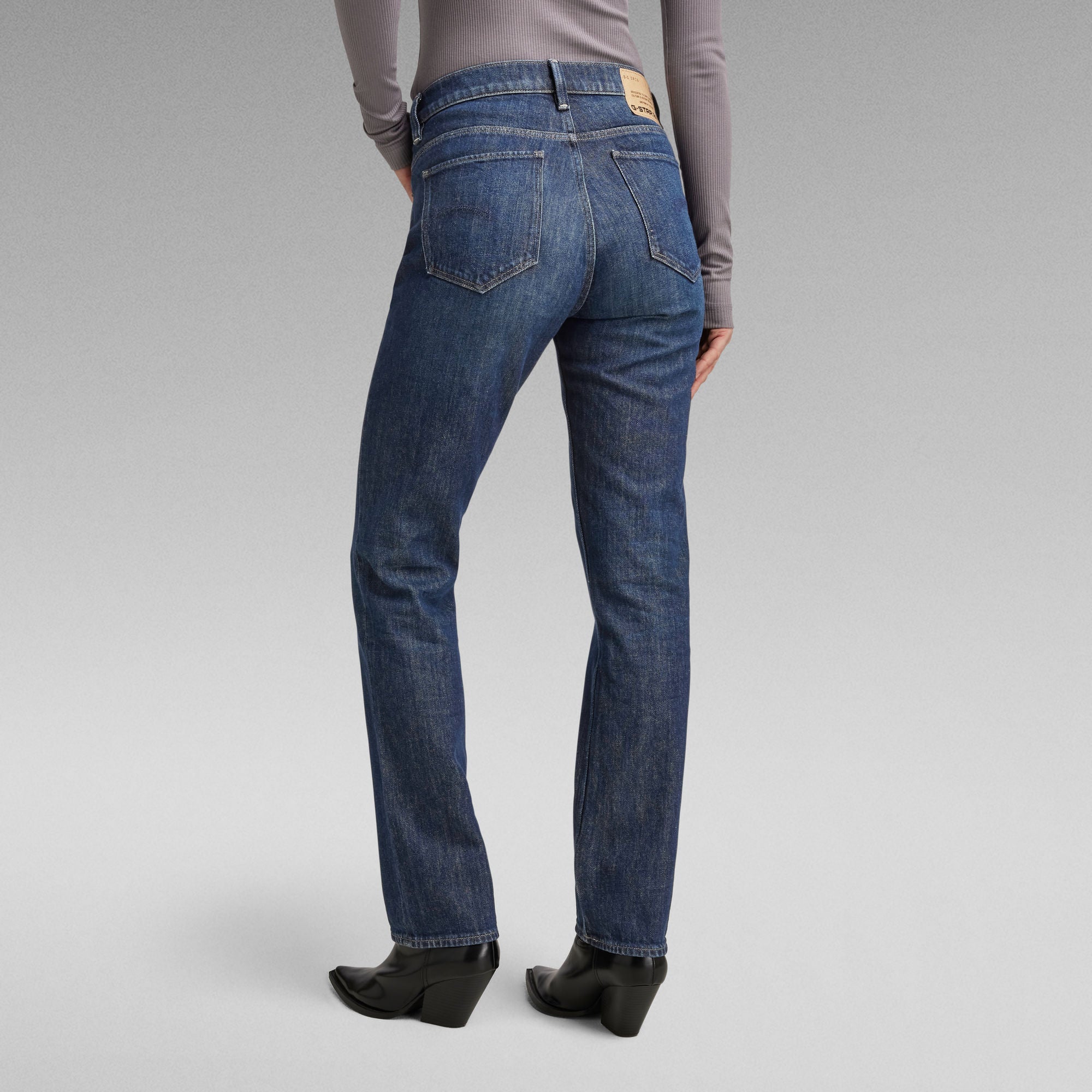 G-Star Raw - Strace Straight Jean - Worn In Deep Marine