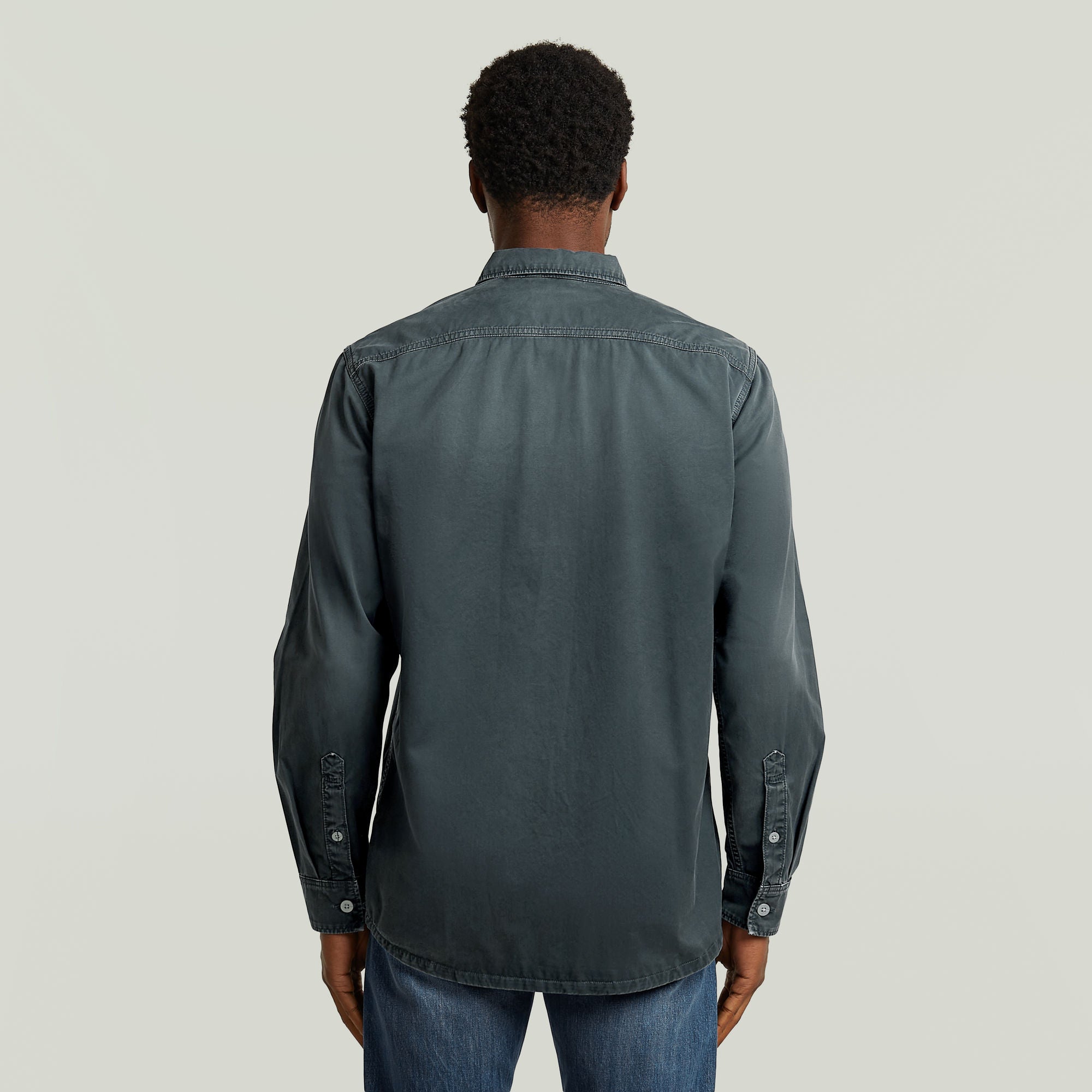 G-Star Raw - Regular One Pocket LS Shirt - Faded Moonless Night GD