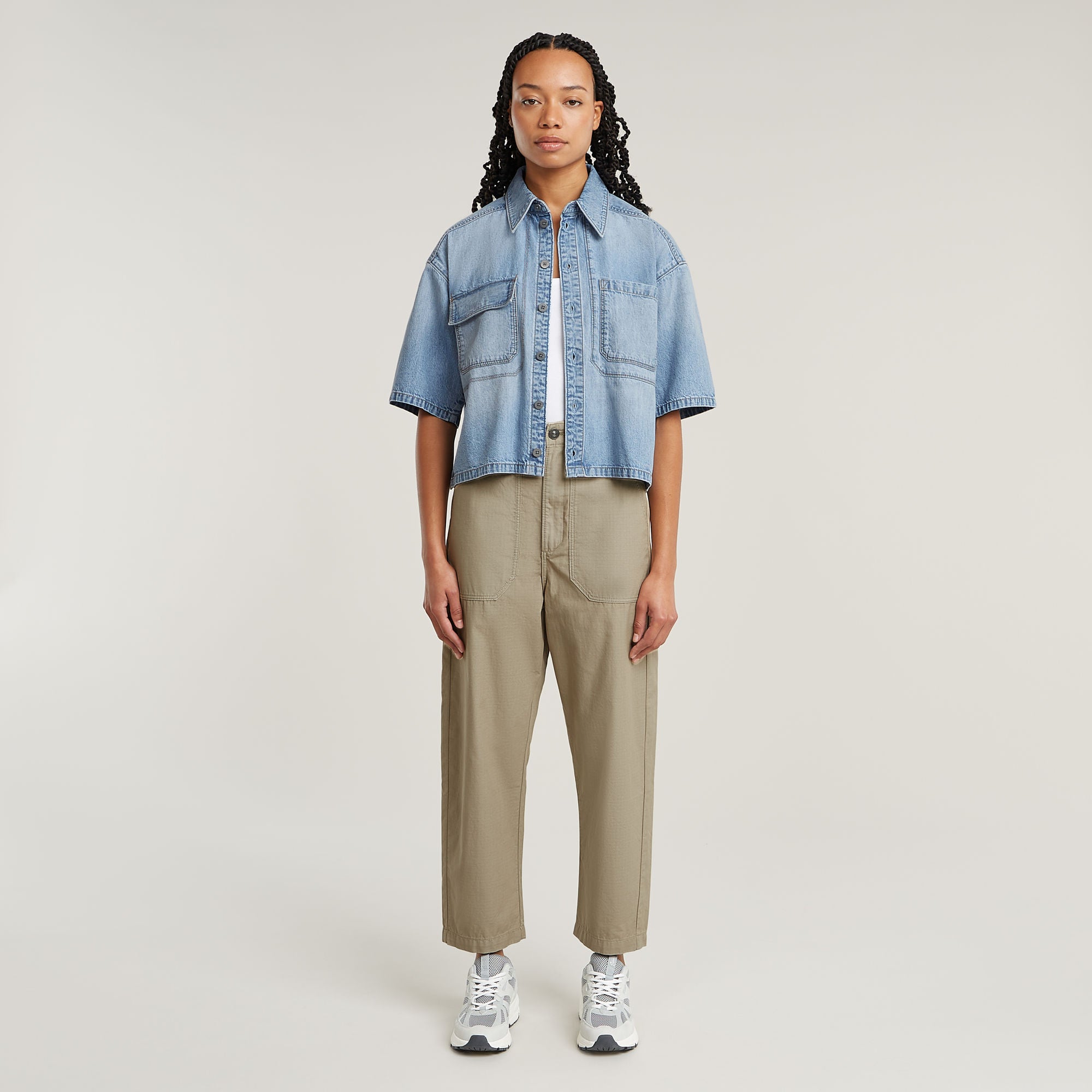 G-Star Raw - Remix SS Shirt - Sun Faded Blue Mist