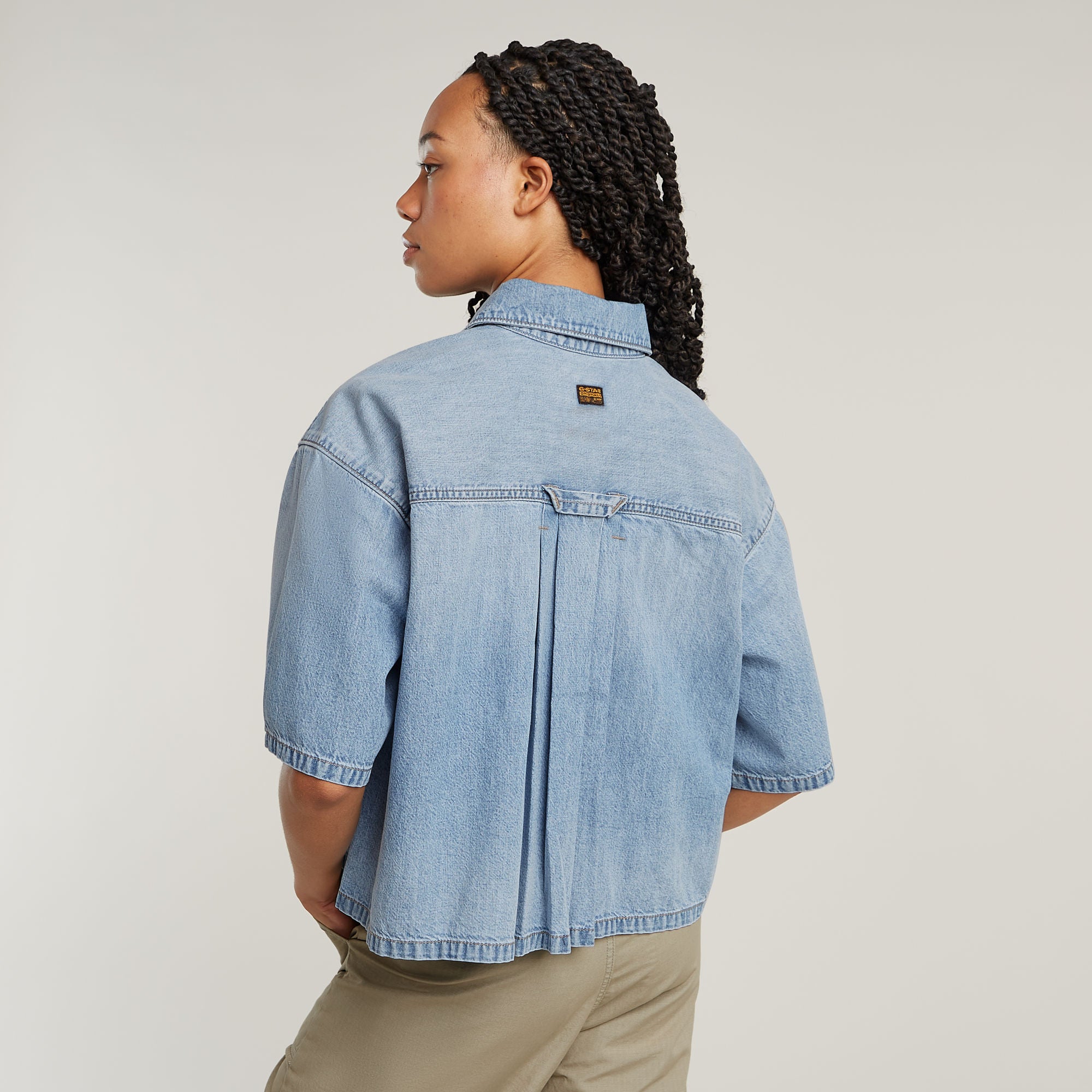 G-Star Raw - Remix SS Shirt - Sun Faded Blue Mist