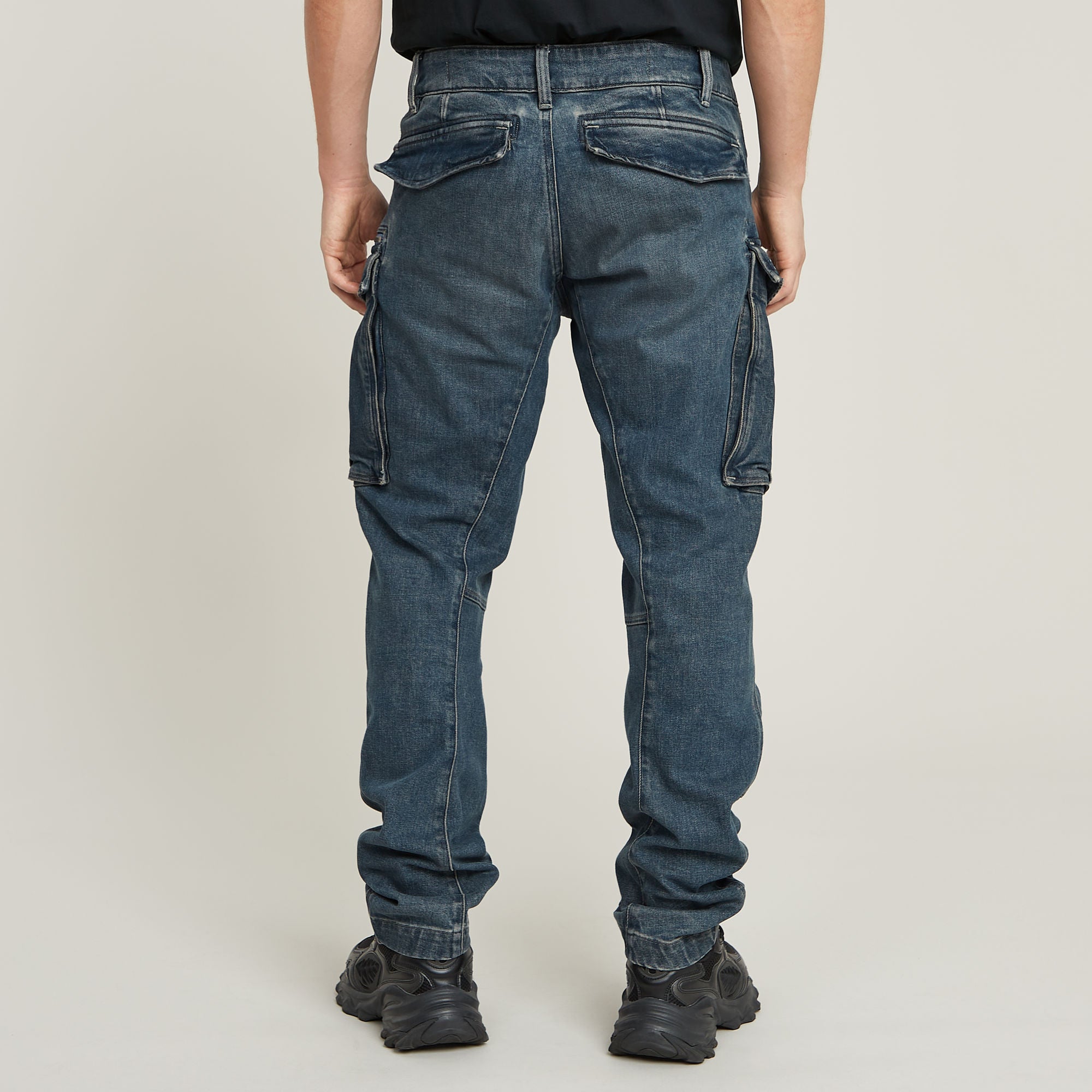G-Star Raw - Rovic Zip 3D Regular Tapered Denim Jean - Worn In Glace