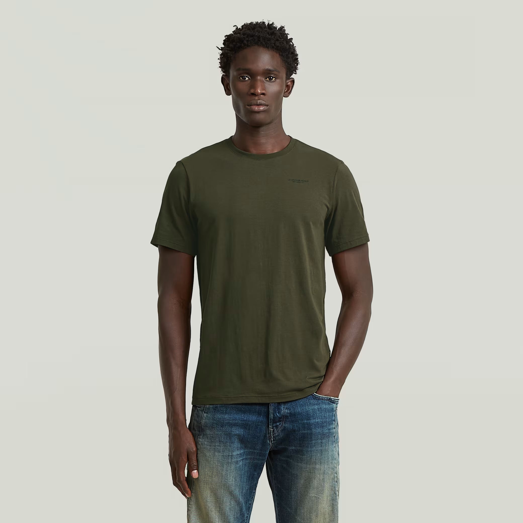 G-Star Raw - Slim Base R Tee - Asfalt