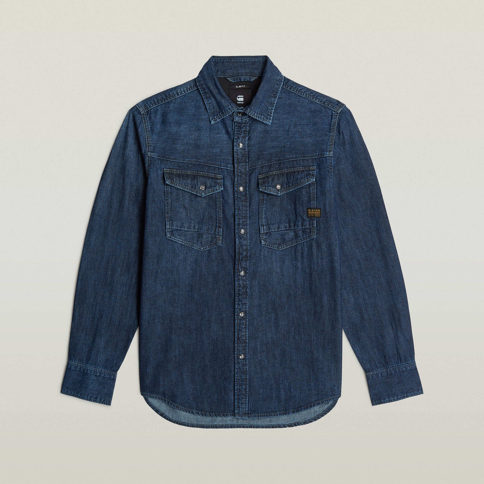 G-Star Raw - Dakota Slim LS Shirt - Worn In Deep Sea