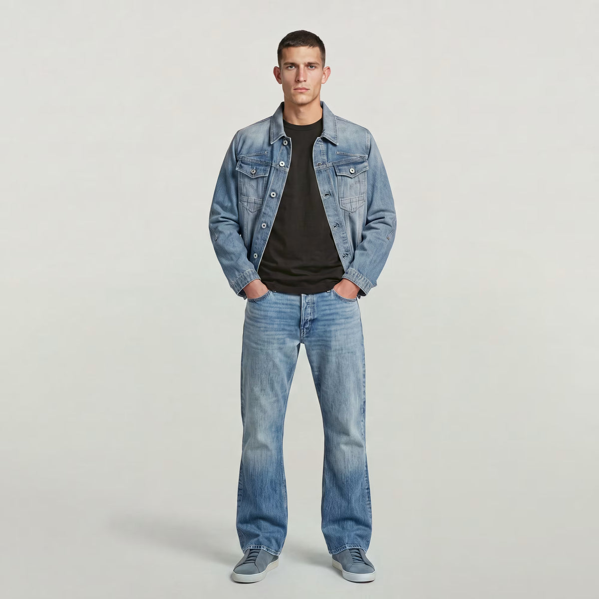 G-Star Raw - Triple A Bootcut Jean - Faded Blue Halite