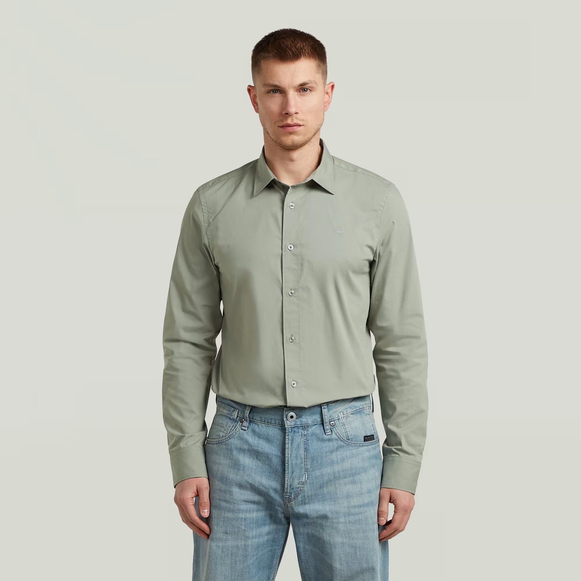 G-Star Raw - Uniform Slim LS Shirt - Light Orphus