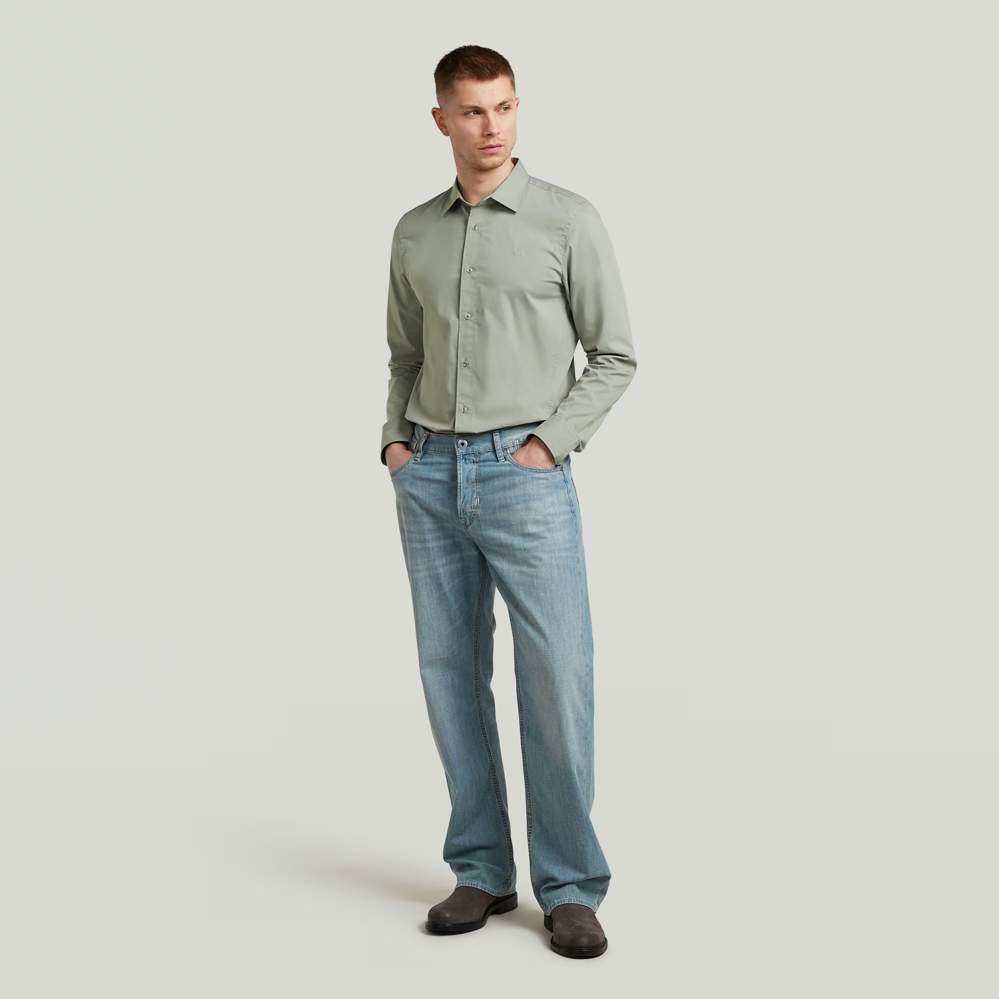 G-Star Raw - Uniform Slim LS Shirt - Light Orphus