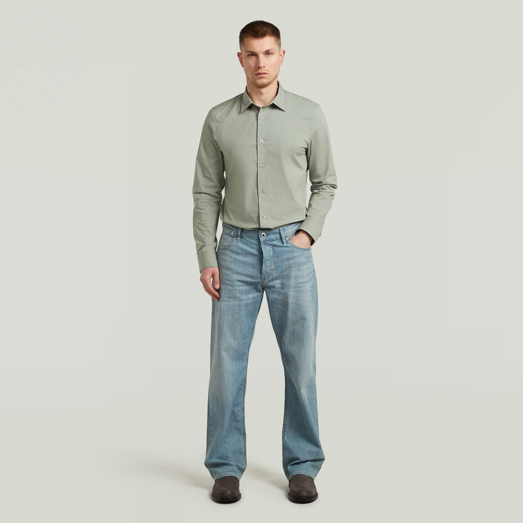 G-Star Raw - Uniform Slim LS Shirt - Light Orphus