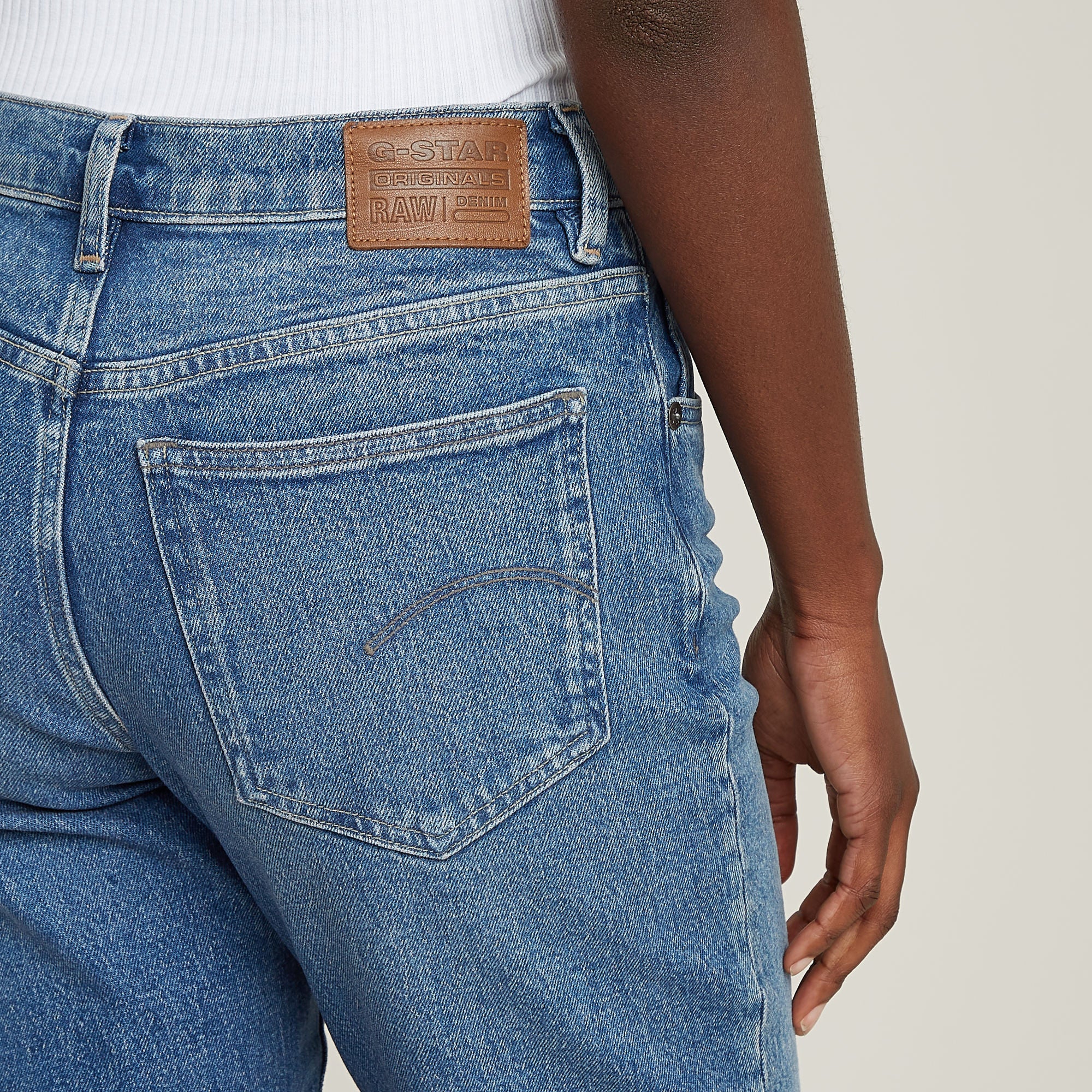 G-Star Raw - Viktoria High Straight Jean - Faded Frozen Lake