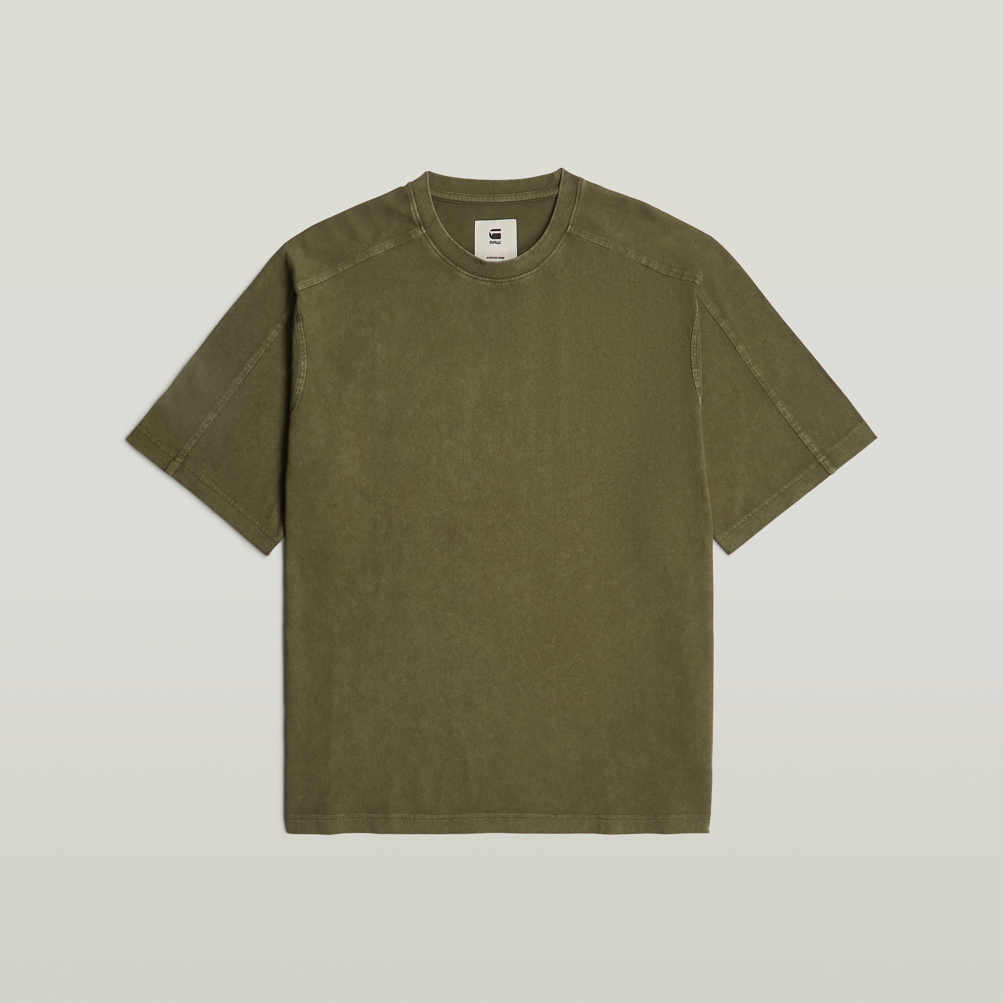 G-Star Raw - Washed Boxy Tee - Combat Smokey GD