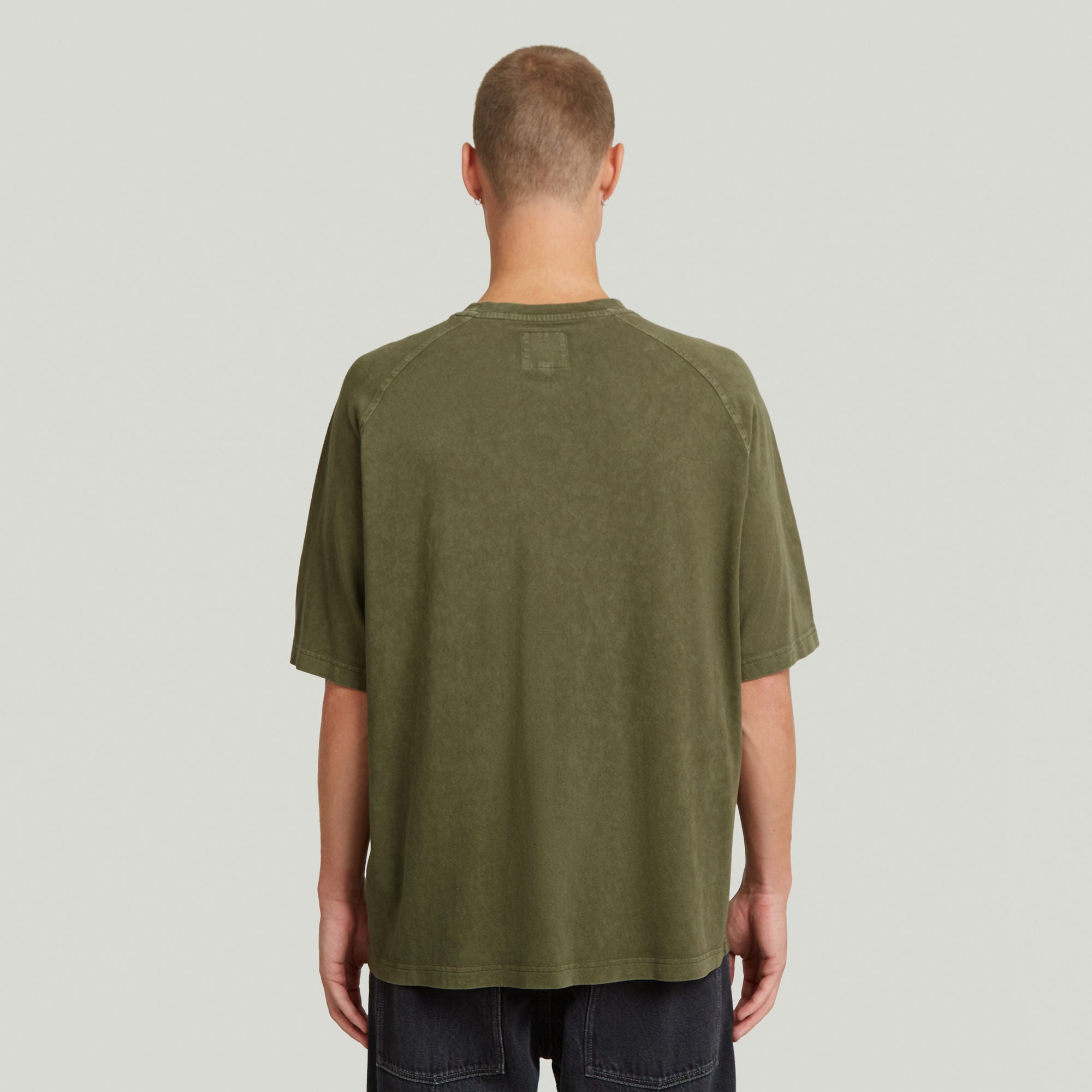 G-Star Raw - Washed Boxy Tee - Combat Smokey GD