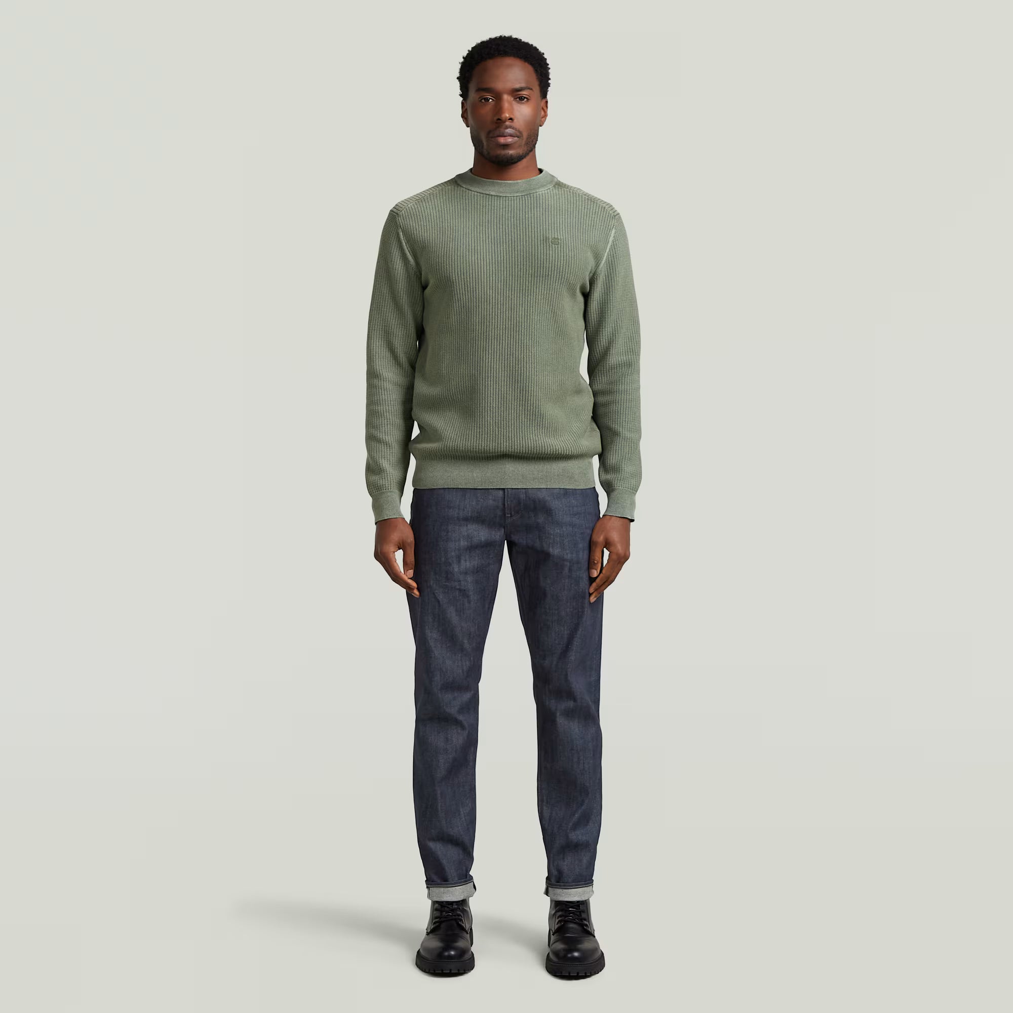 G-Star Raw - Washed Knit Pullover - Four Leaf Clover GD