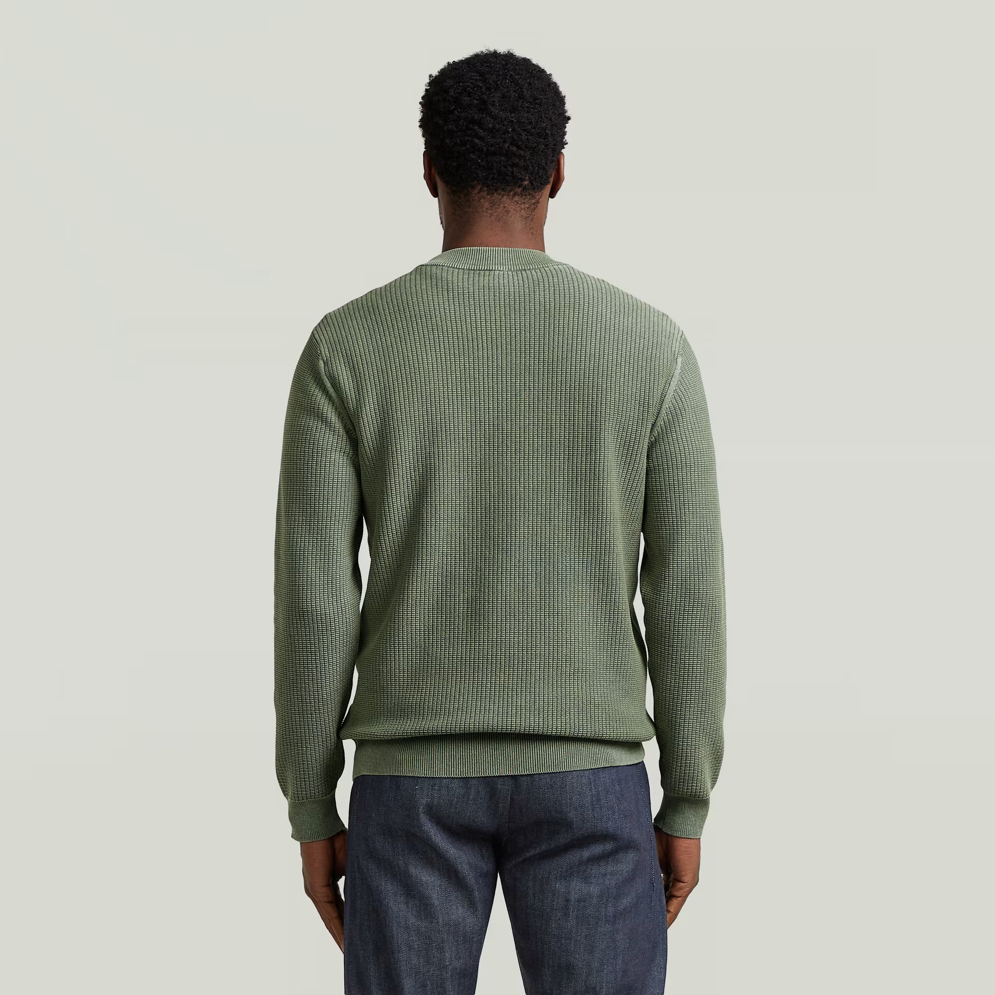 G-Star Raw - Washed Knit Pullover - Four Leaf Clover GD